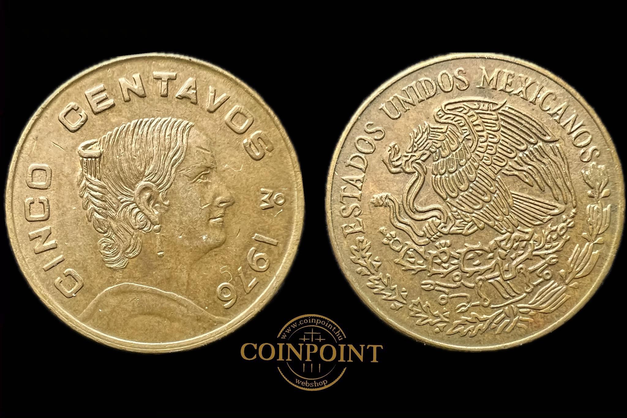 Mexikó 5 Centavos 1976 KM427 