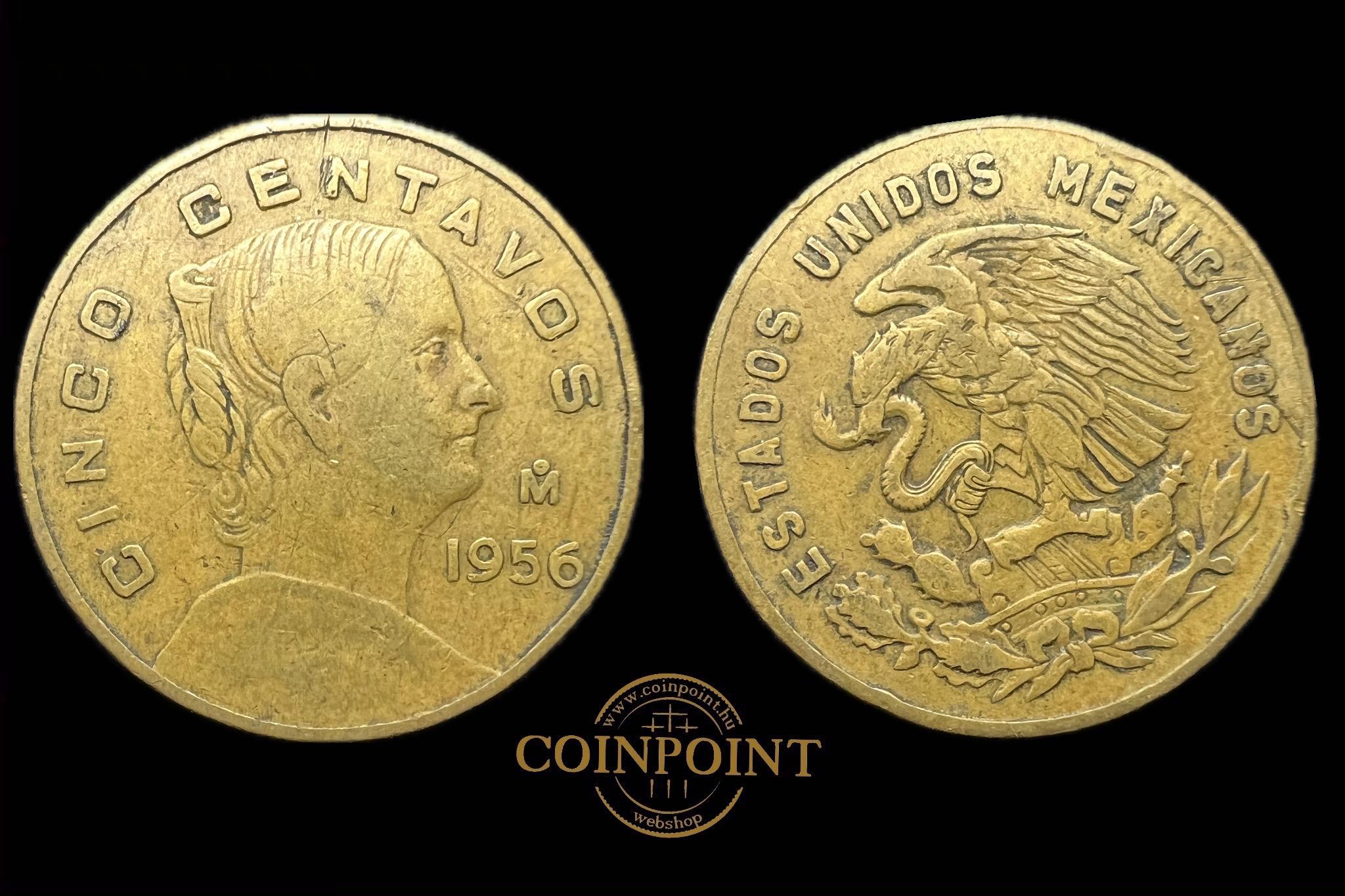 Mexikó 5 Centavos 1956  KM426 
