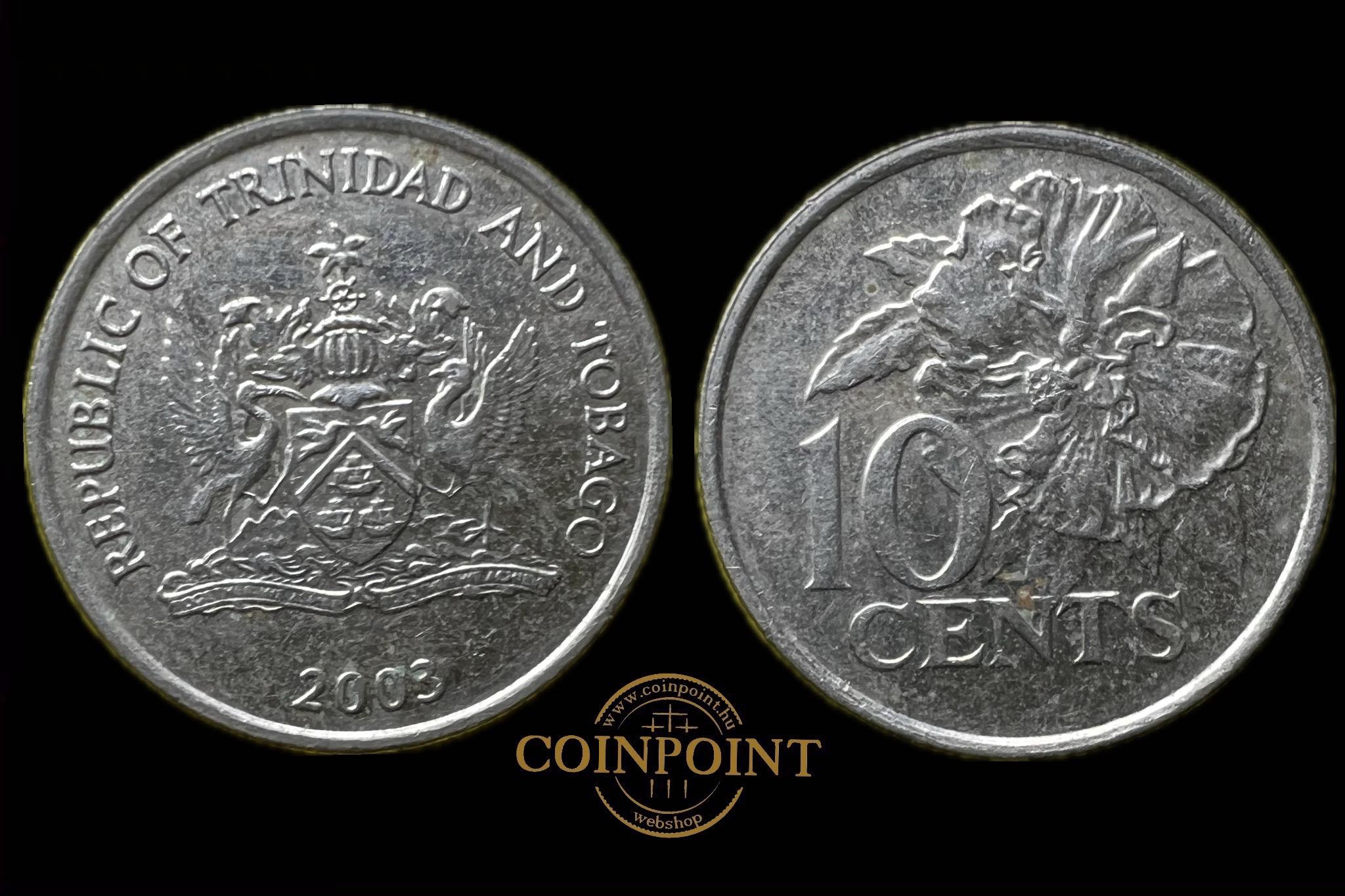 Trinidad és Tobago 10 Cents 2003 KM31 