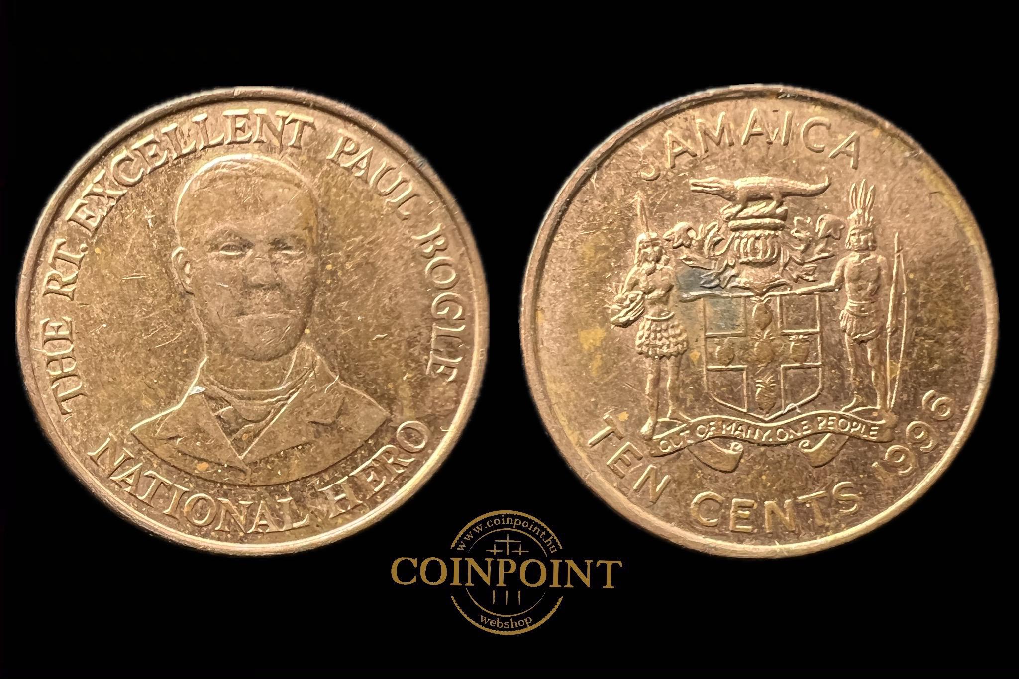 Jamaica 10 Cents 1996 KM146.2 