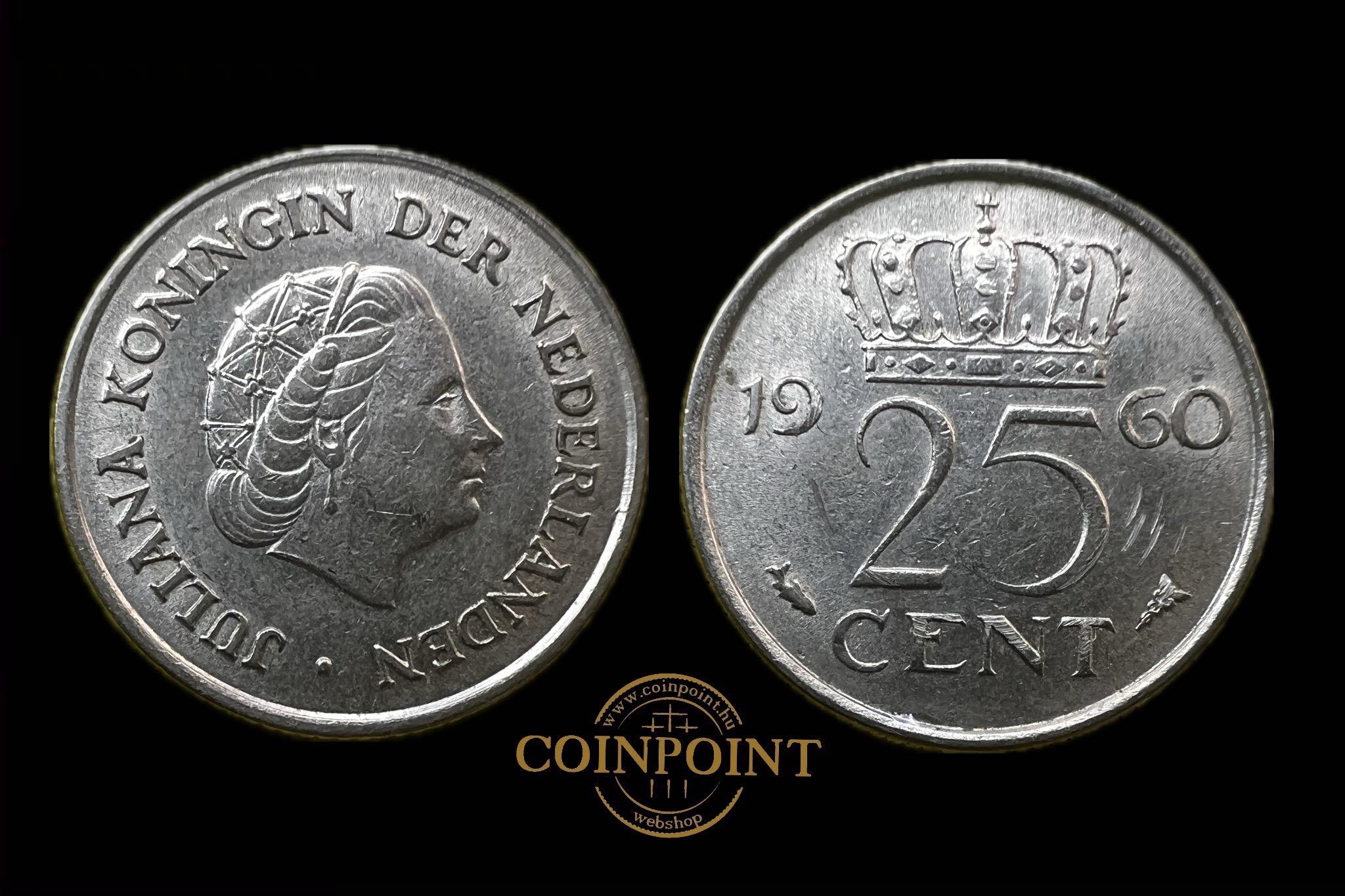 Hollandia 25 Cents 1960 KM183