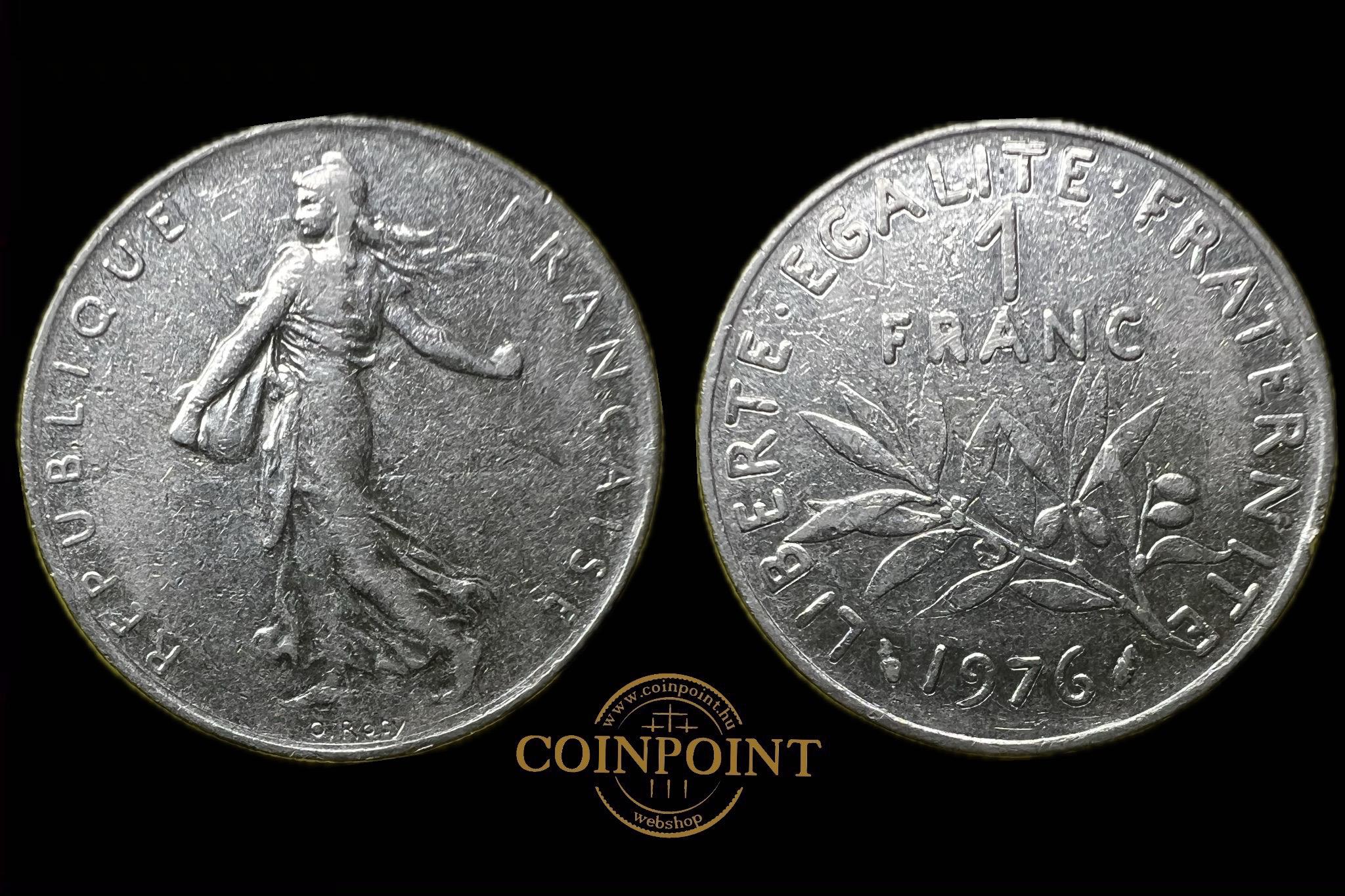 Franciaország 1 Franc 1976 KM925.1 