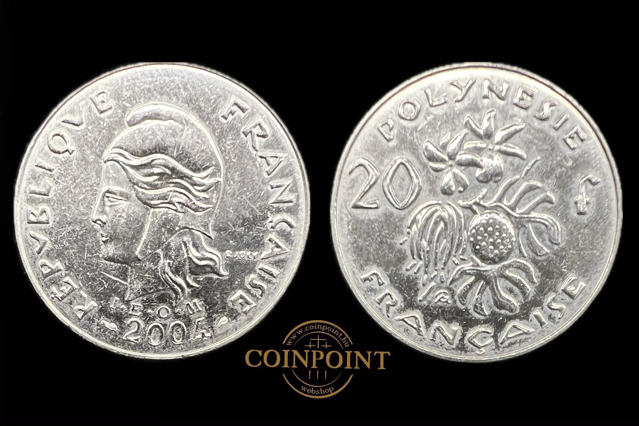 Francia Polinézia 20 Francs 2006 KM9a 