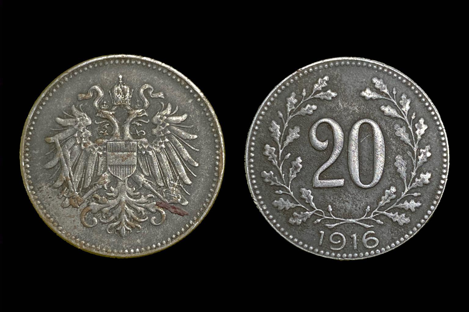 I.Karl 20 heller (1916) 