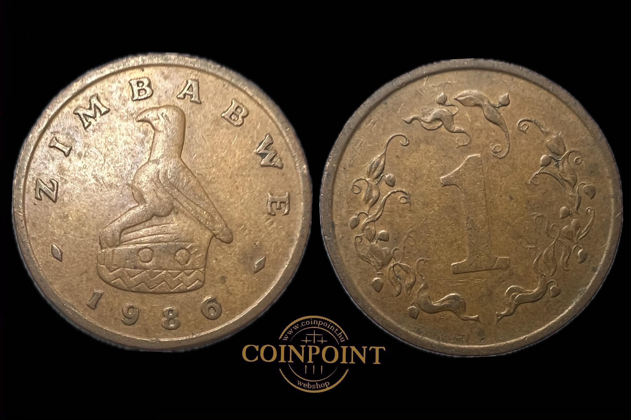 Zimbabwe 1 Cent 1986 KM1