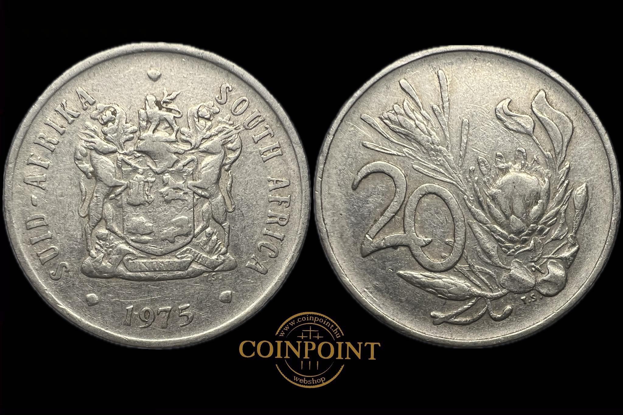 Dél-afrikai Köztársaság 20 Cents 1975 KM86 