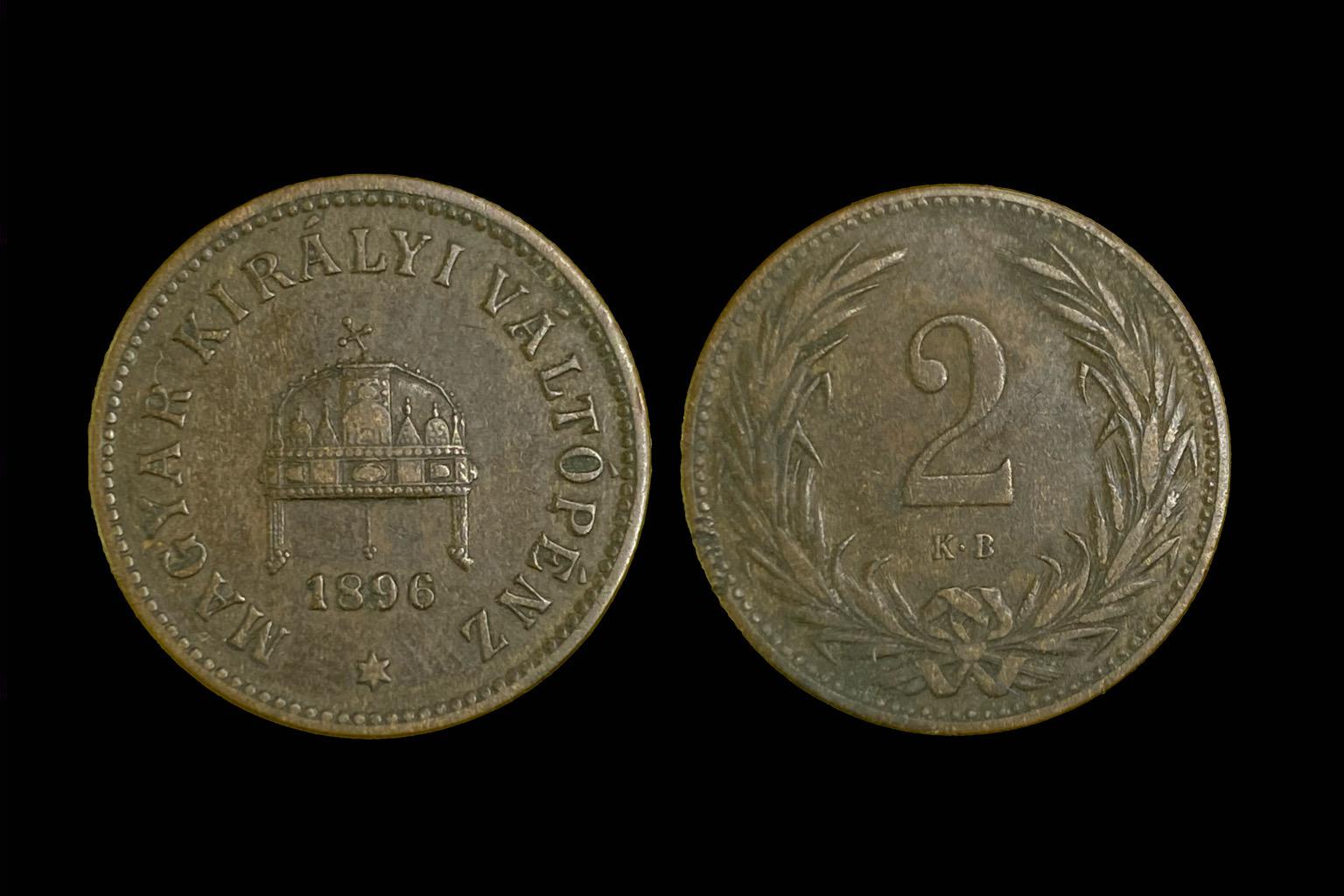 (1896) 2 fillér Adamo K2