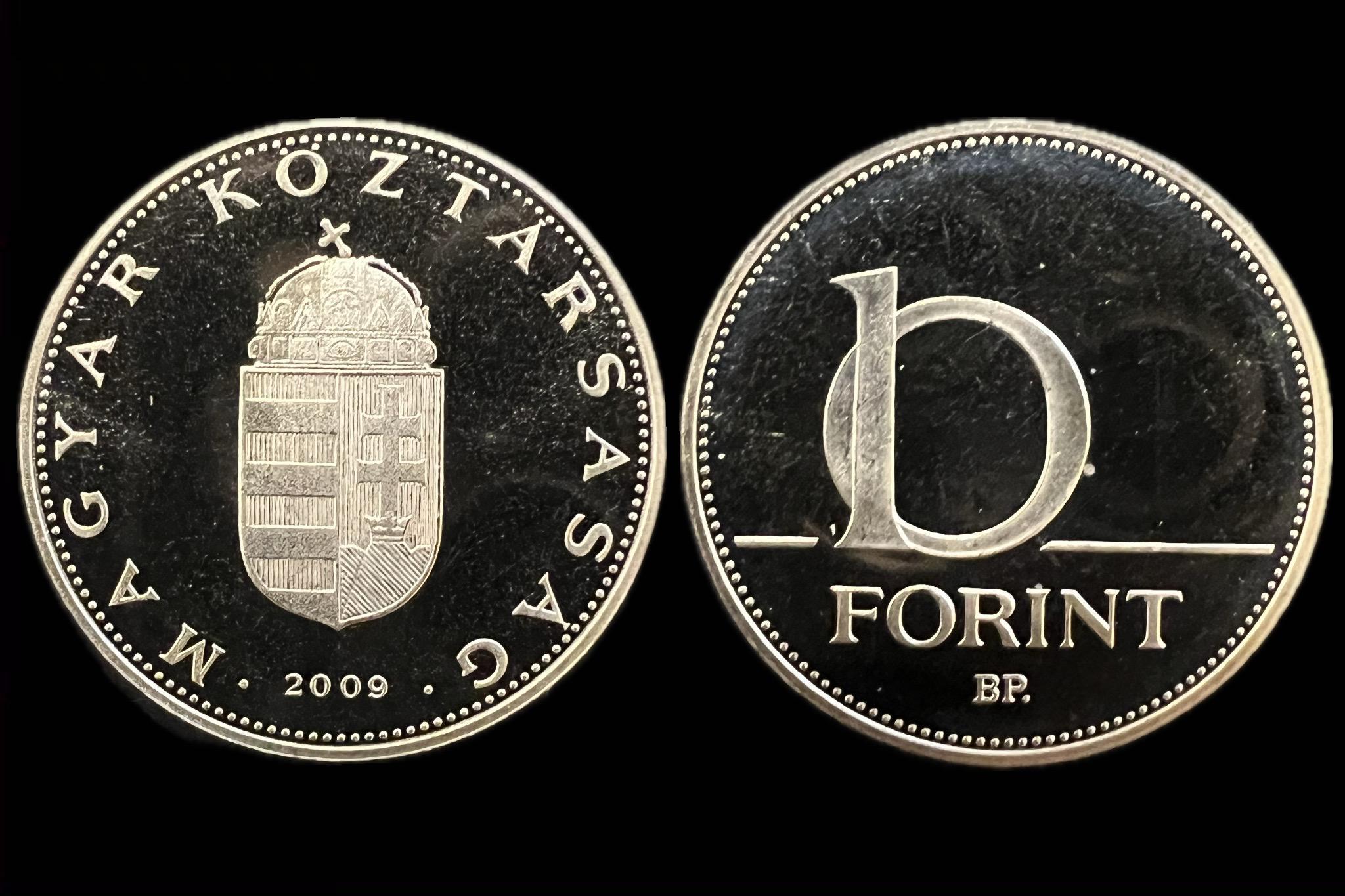 Magyarország 10 Forint 2009 UNC PP Adamo F9.2