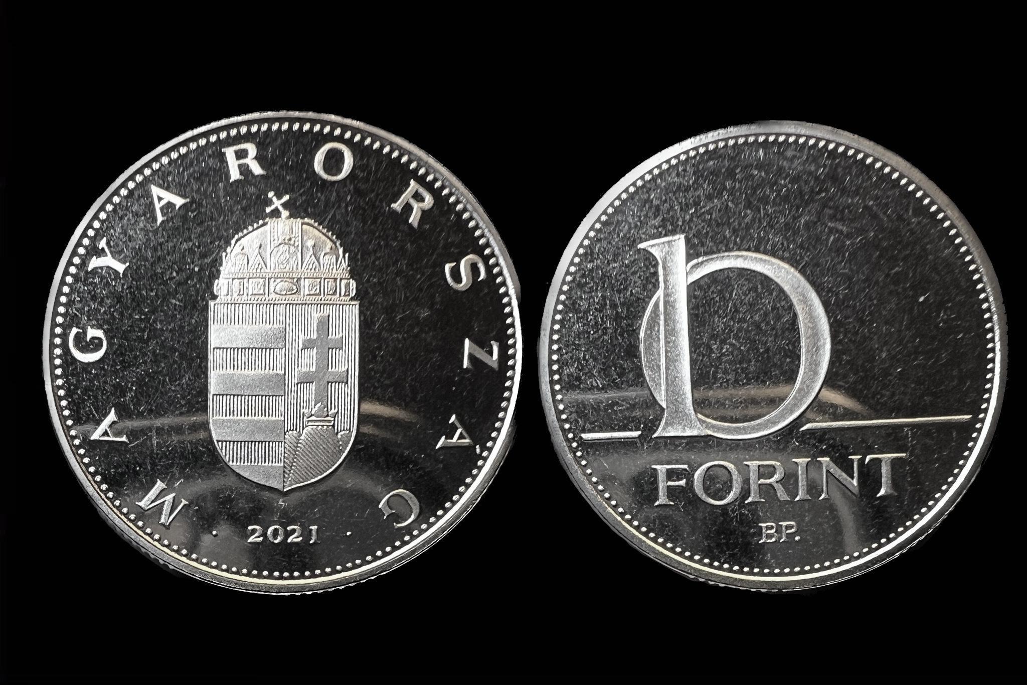 Magyarország 10 Forint 2021 UNC PP Adamo F9.3