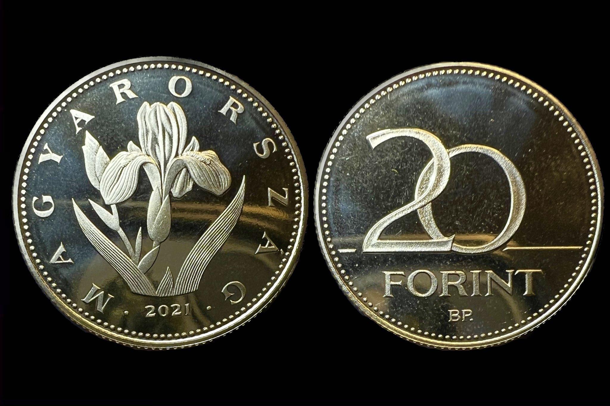 Magyarország 20 Forint 2021 UNC PP Adamo F10.2 