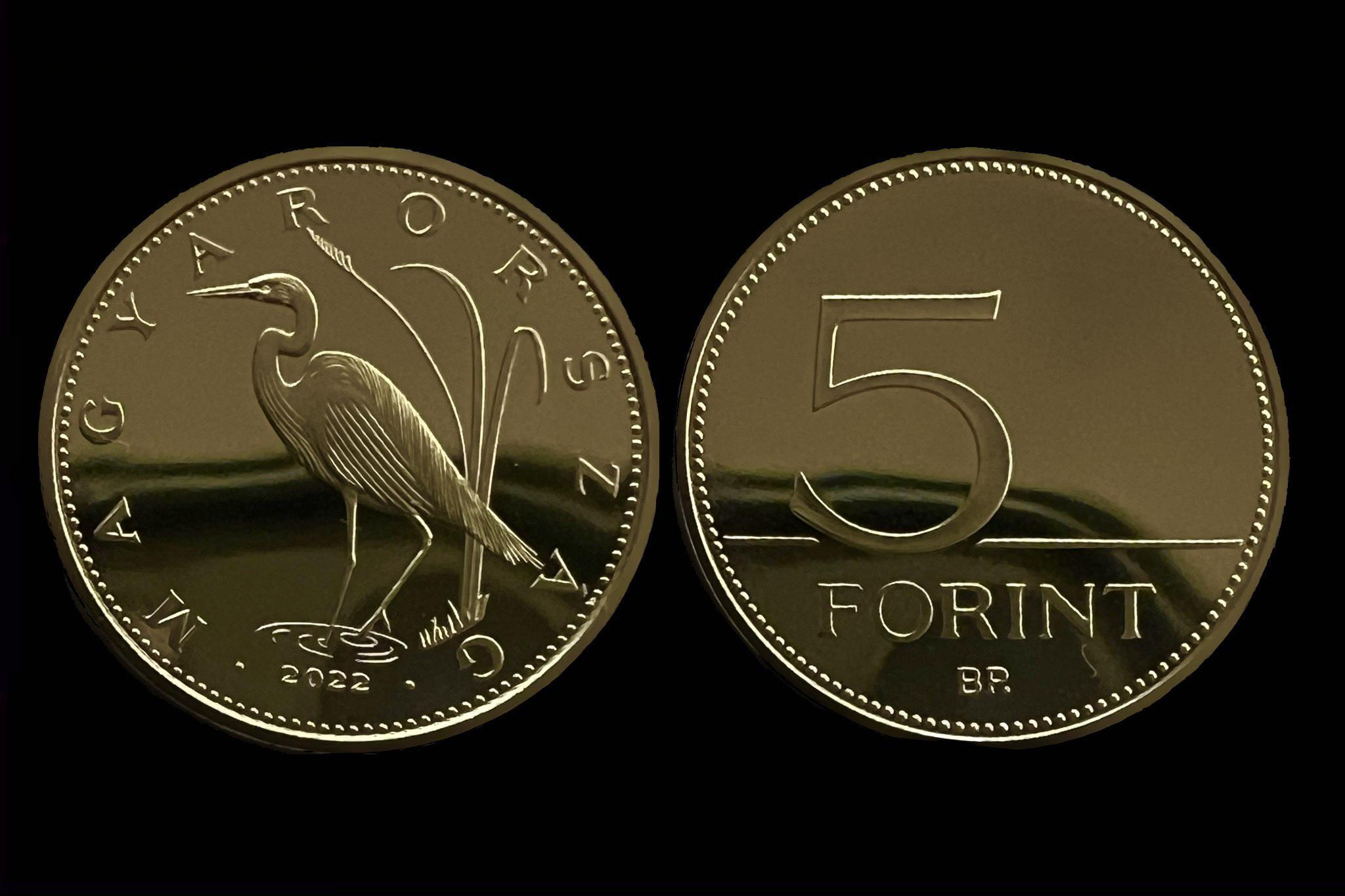 Magyarország 5 Forint  2022 UNC PP Adamo F8.6 