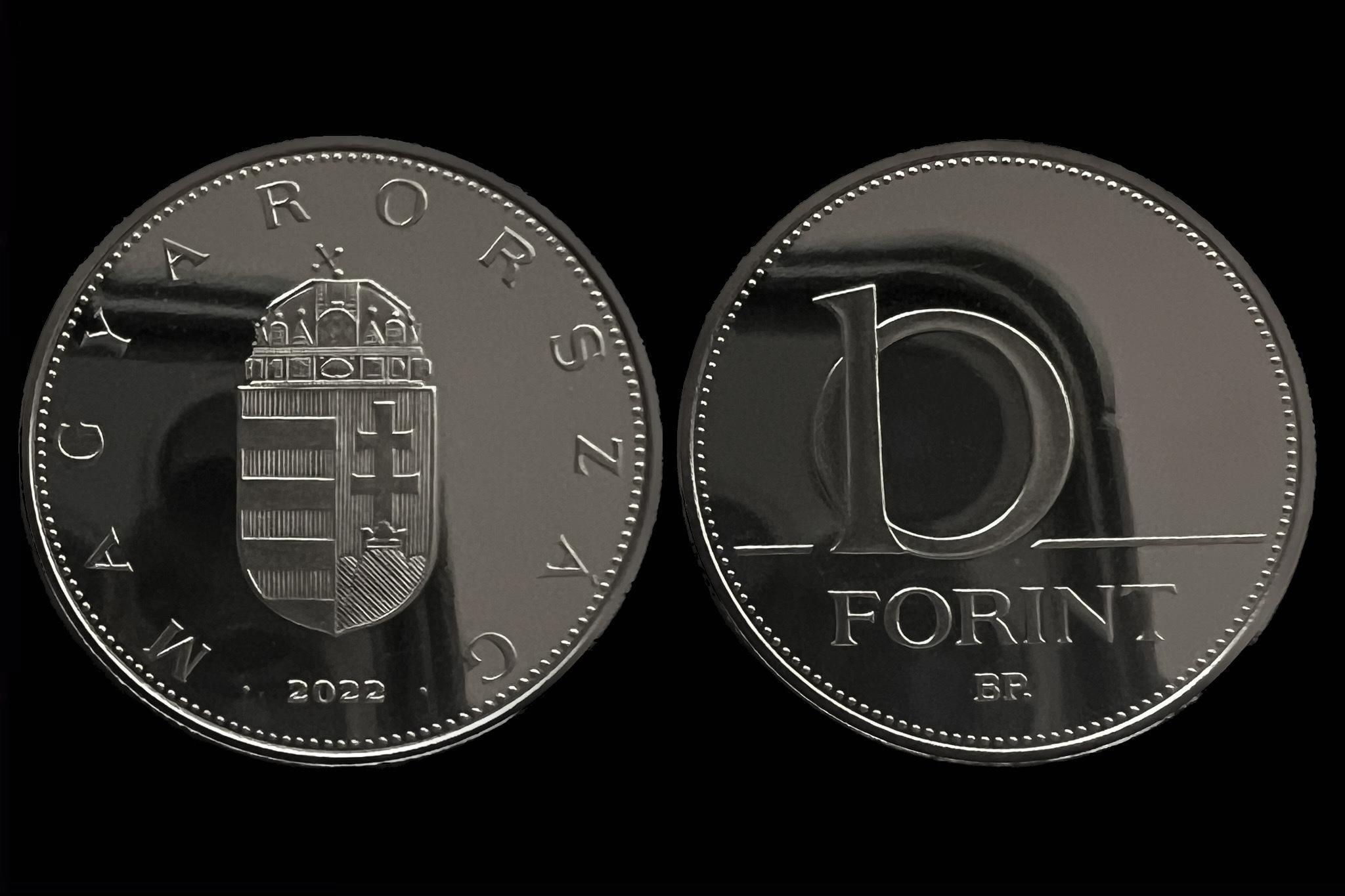 Magyarország 10 Forint 2022 UNC PP Adamo F9.3