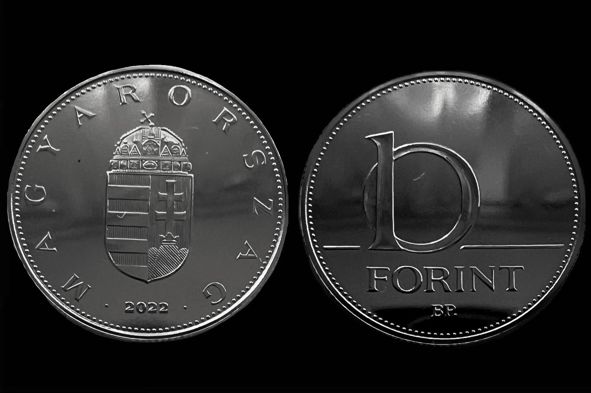 Magyarország 10 Forint (2022) UNC BU Felkefélt, fényesített verőtővel készült veret! Adamo F9.3 