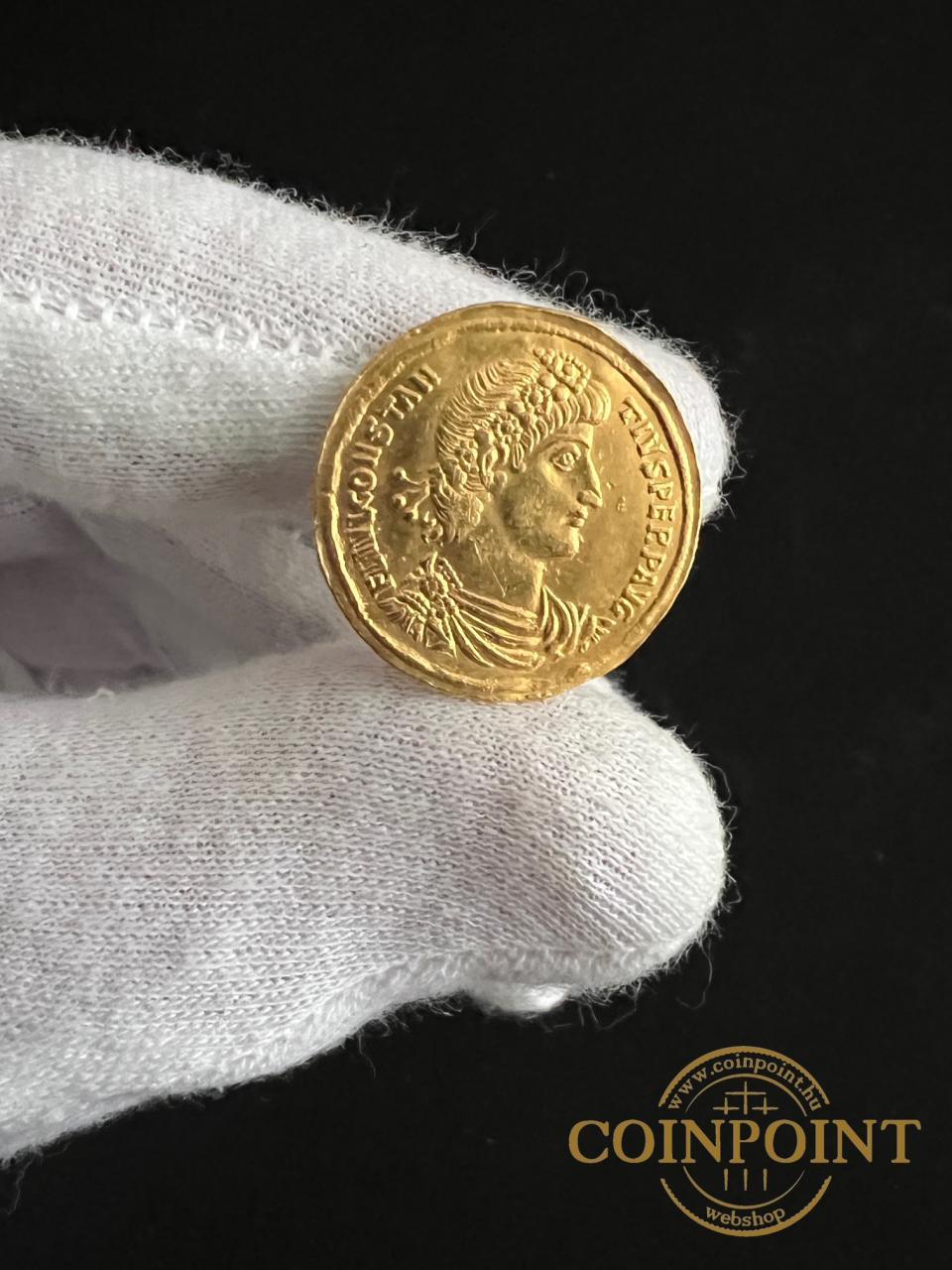 II.Constantius (347-355)R! Solidus aUNC RIC81 Antiókia