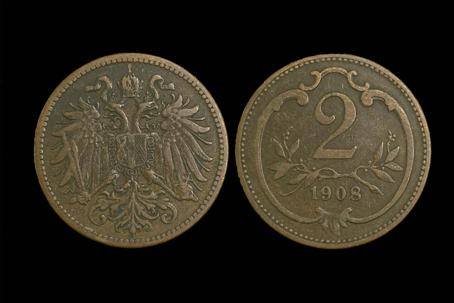 Franz Joseph (1908) 2 heller