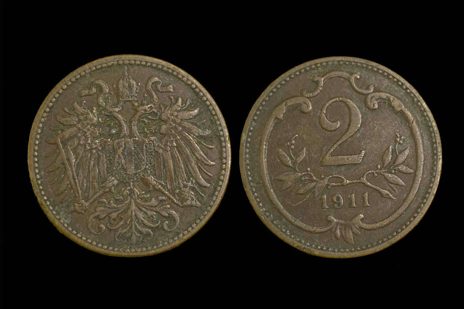 Franz Joseph (1911) 2 heller