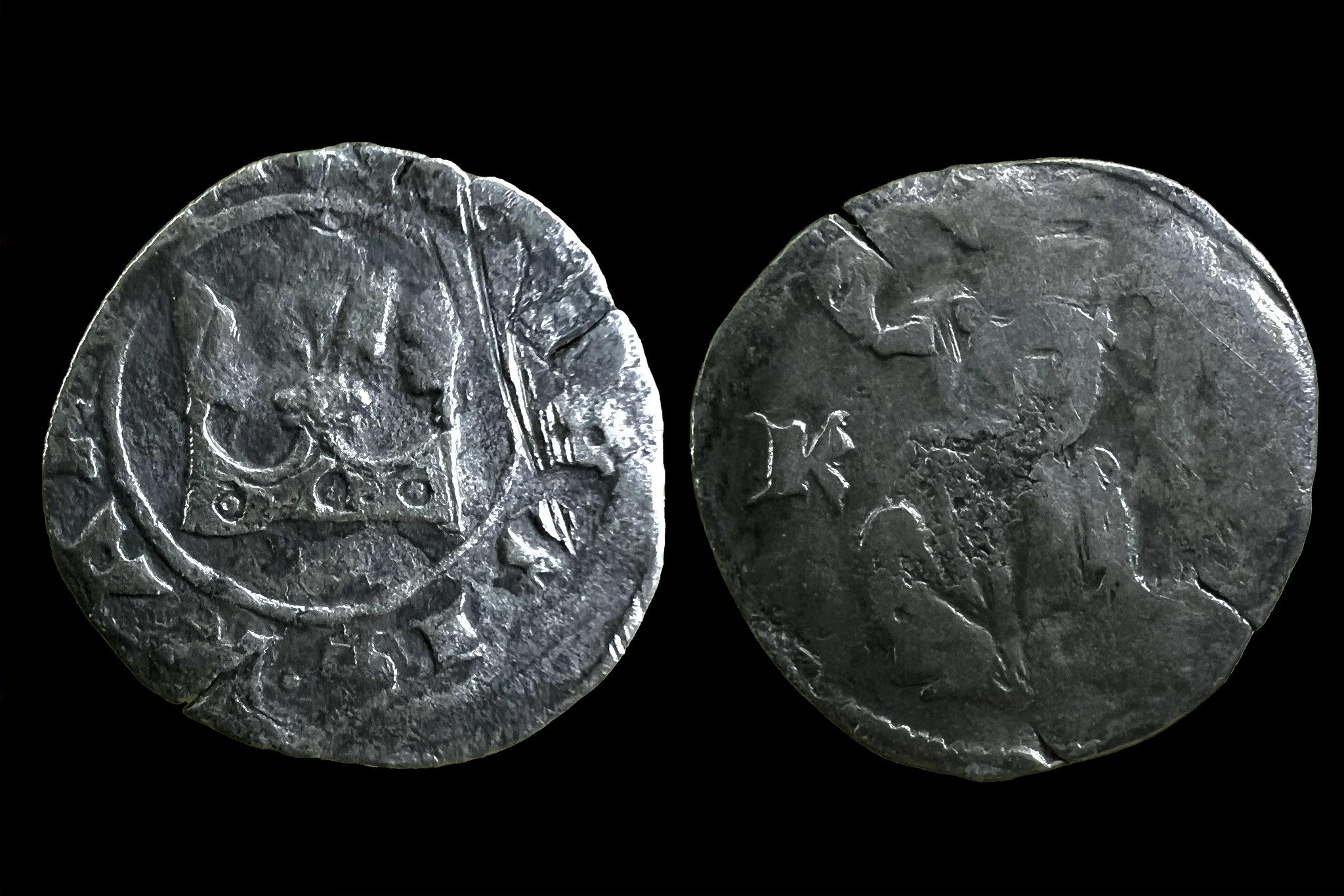 Károly Róbert dénár Éh-373 