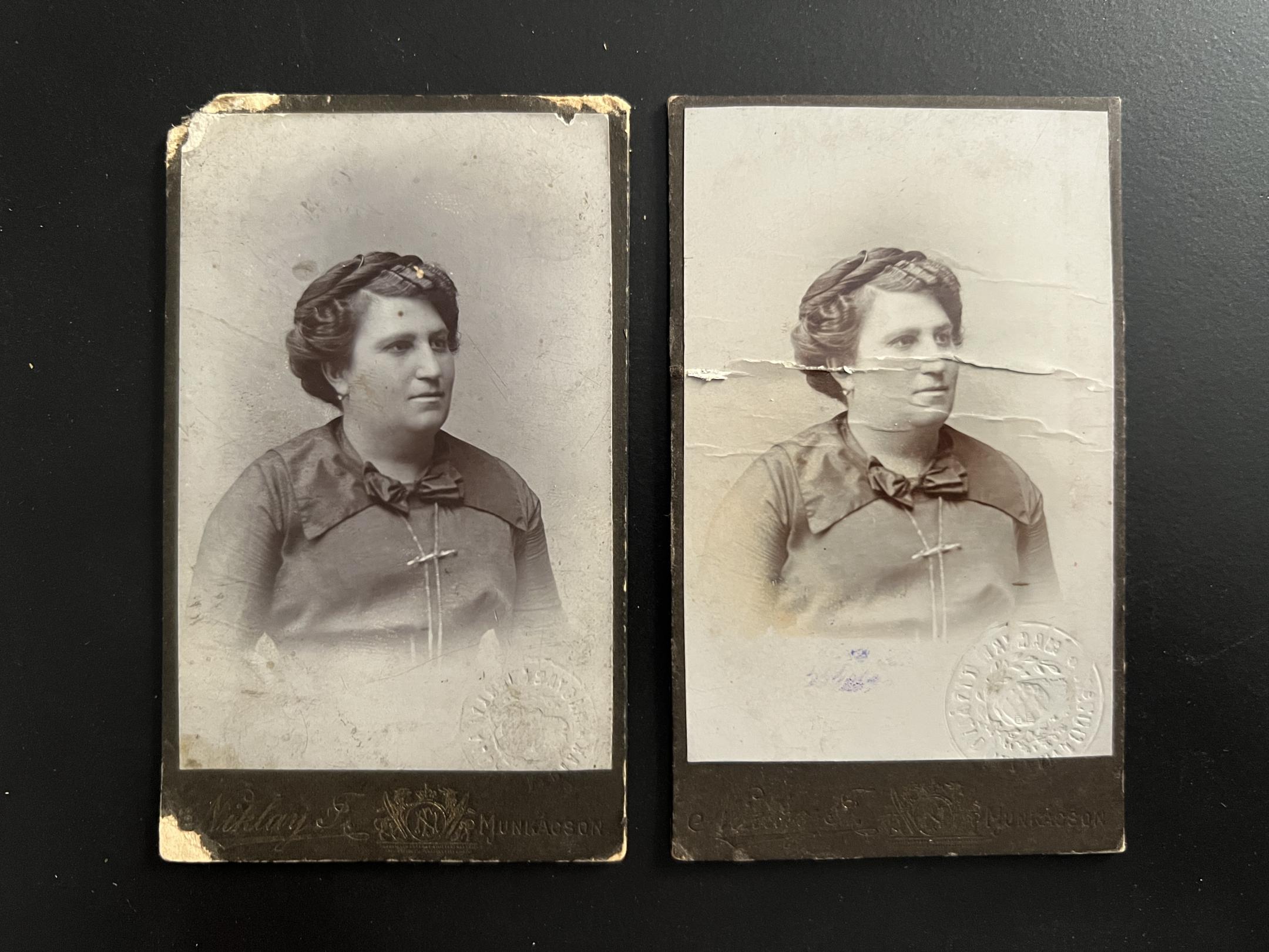 Niklay F. Munkács Személyazonossági igazolójegy 2 db 1913
