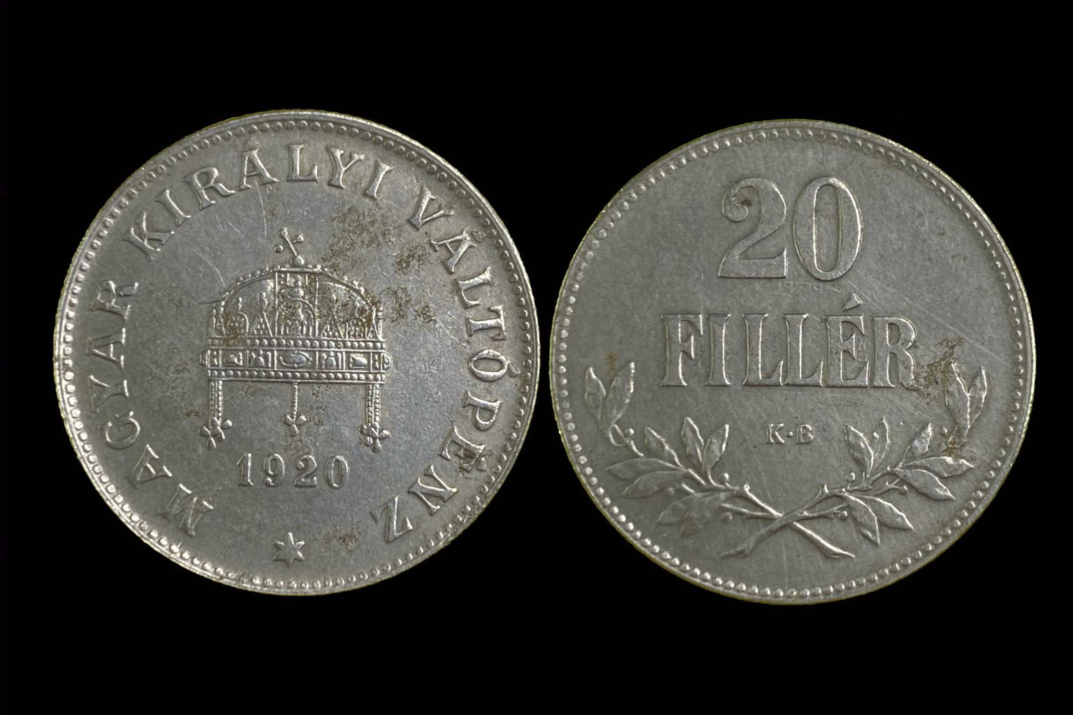 (1920) 20 fillér Adamo K4.1