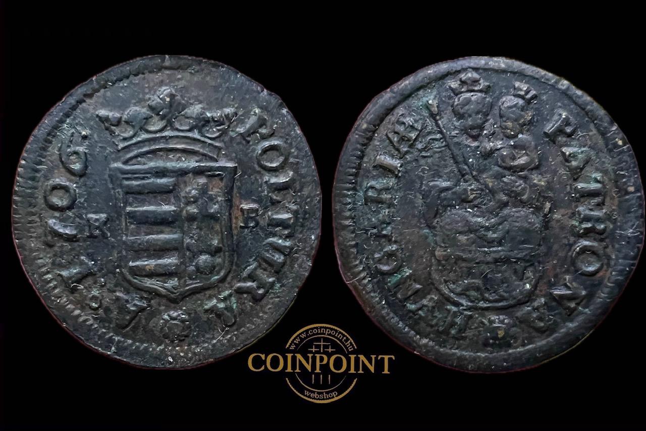 II.Rákóczi Ferenc poltura (1706) K-B Éh-1139 