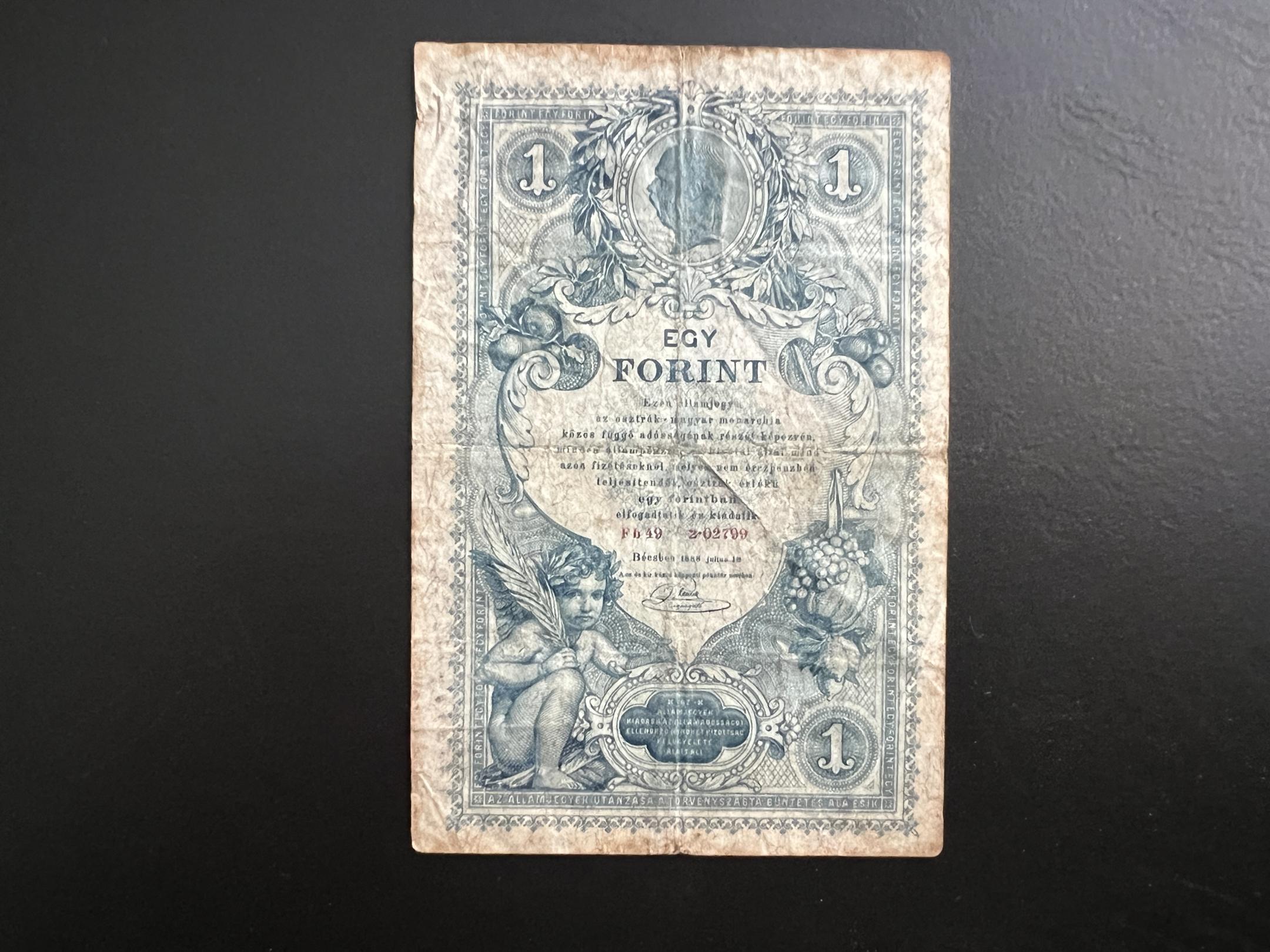 1 Gulden (1890) Adamo126 F 