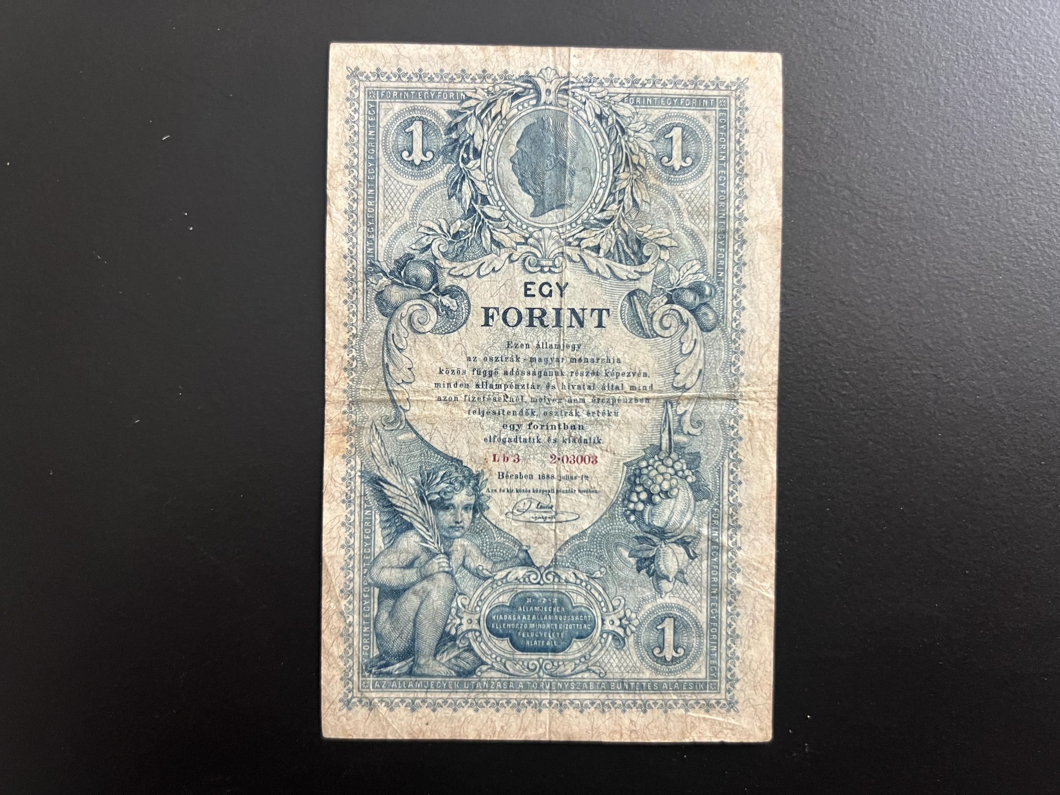 1 Gulden (1890) Adamo126 VF