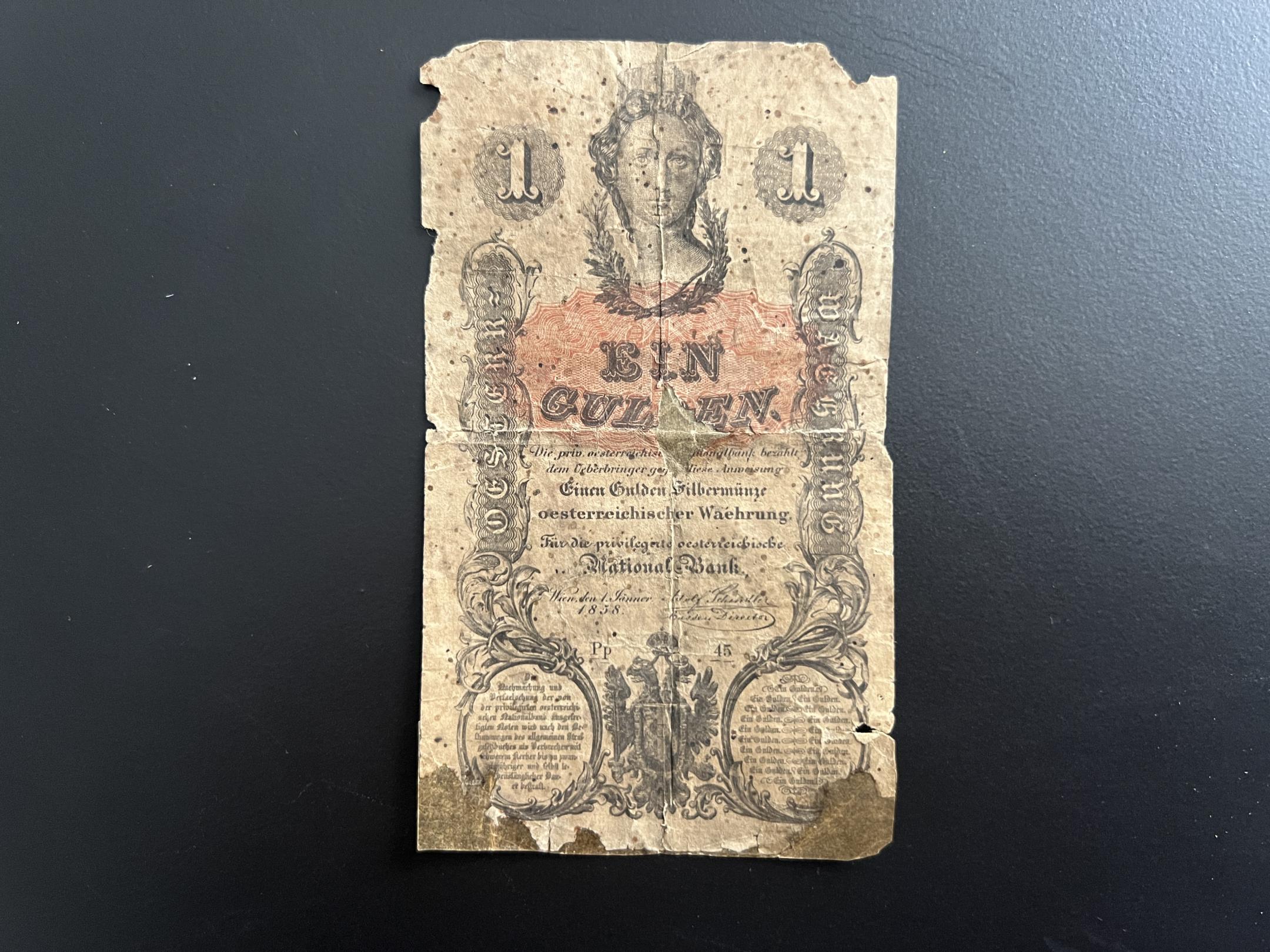 1 Gulden (1854) Adamo G86 G 