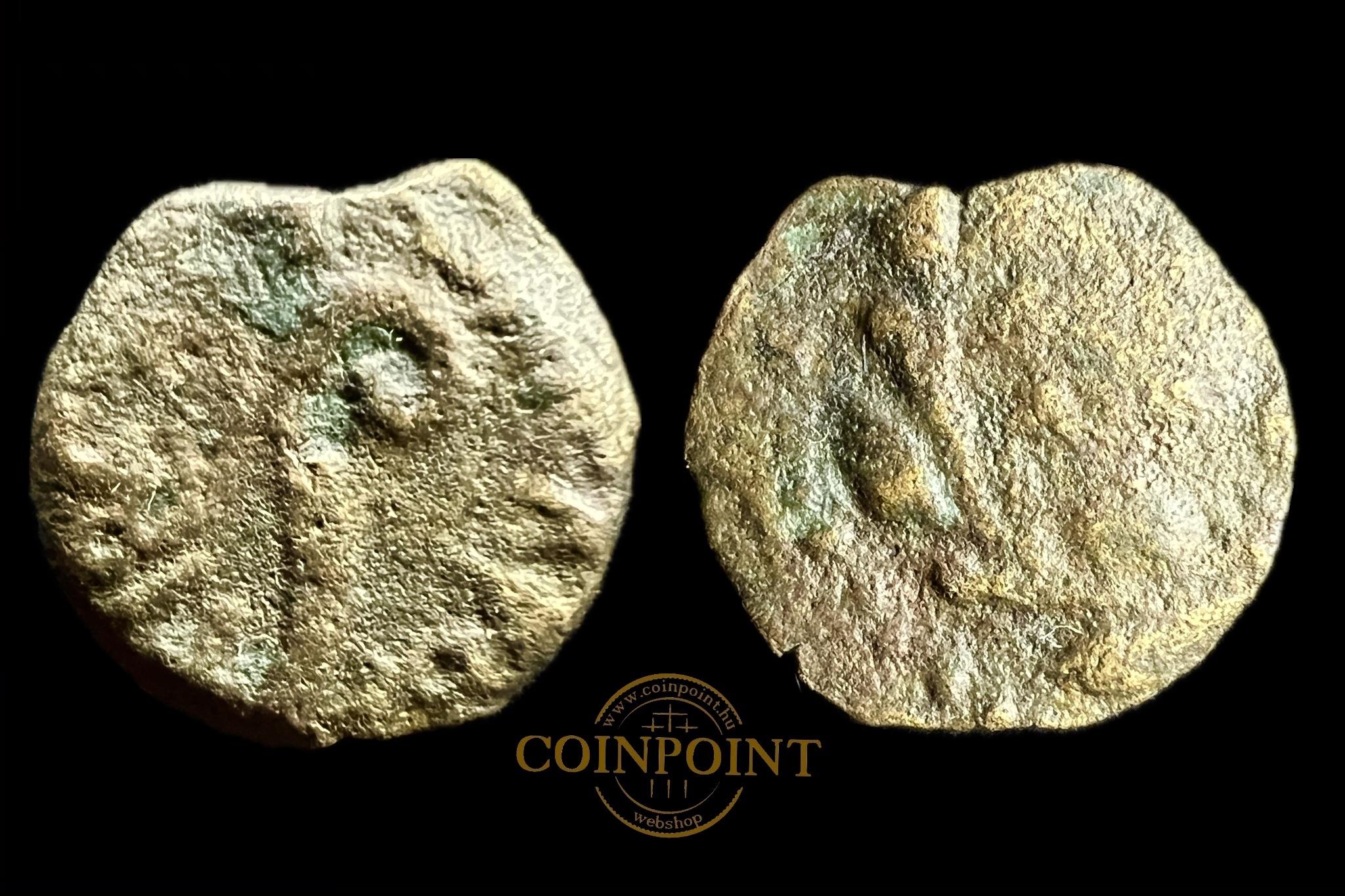 Judea Pontius Pilatus Prutah (i.sz.26-36) Jeruzsálem Hendin 1343  Tiberius uralkodása idején