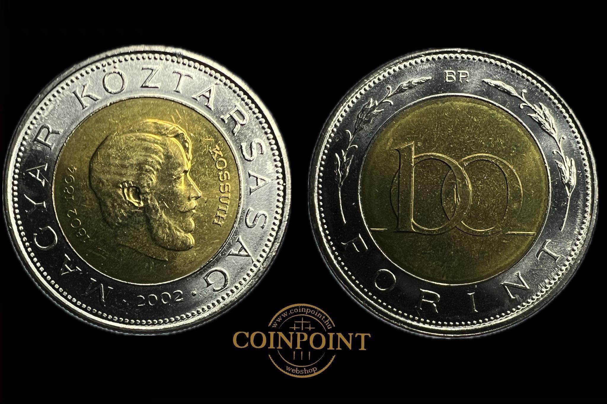 Kossuth Magyar Köztársaság  100 Forint  2002  BP   Adamo FOEM1 aUNC KÖTŐJEL NÉLKÜL