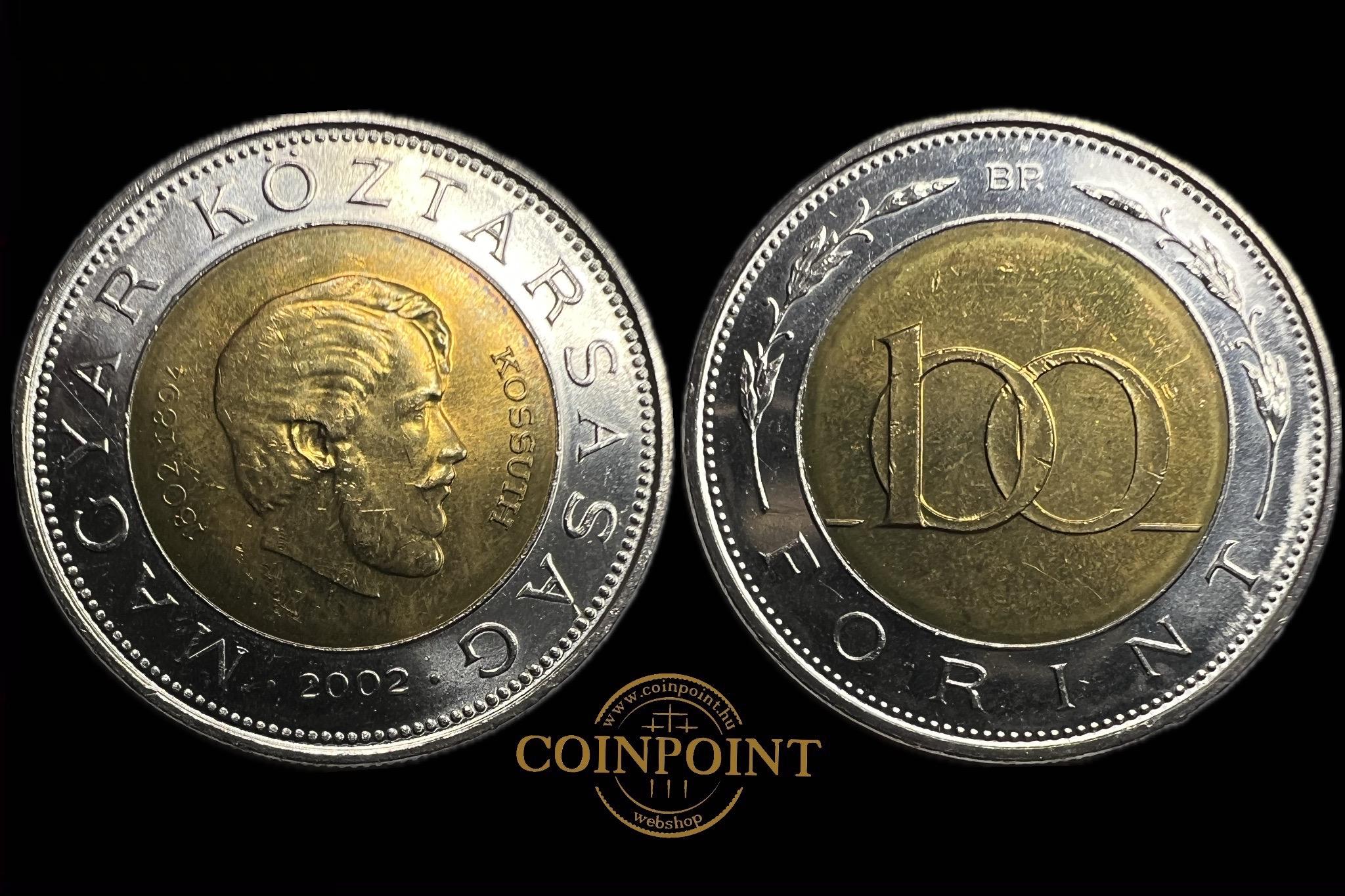 Kossuth Magyar Köztársaság  100 Forint  2002  BP  Adamo FOEM1 aUNC KÖTŐJEL NÉLKÜL  