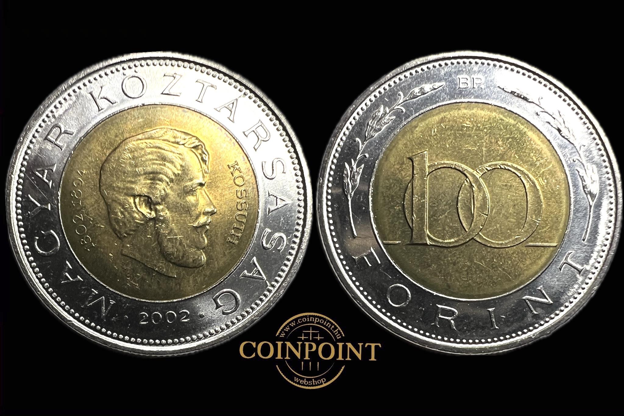 Kossuth Magyar Köztársaság  100 Forint  2002  BP  Adamo FOEM1  aUNC  KÖTŐJEL NÉLKÜL 
