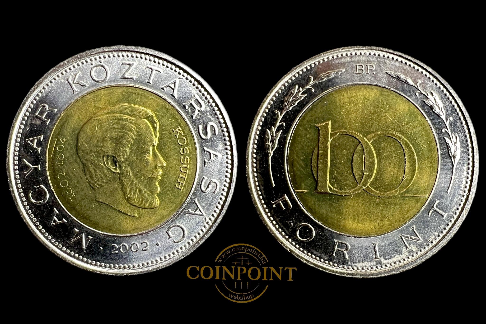 Kossuth Magyar Köztársaság  100 Forint  2002  BP   Adamo FOEM1   aUNC  KÖTŐJEL NÉLKÜL 