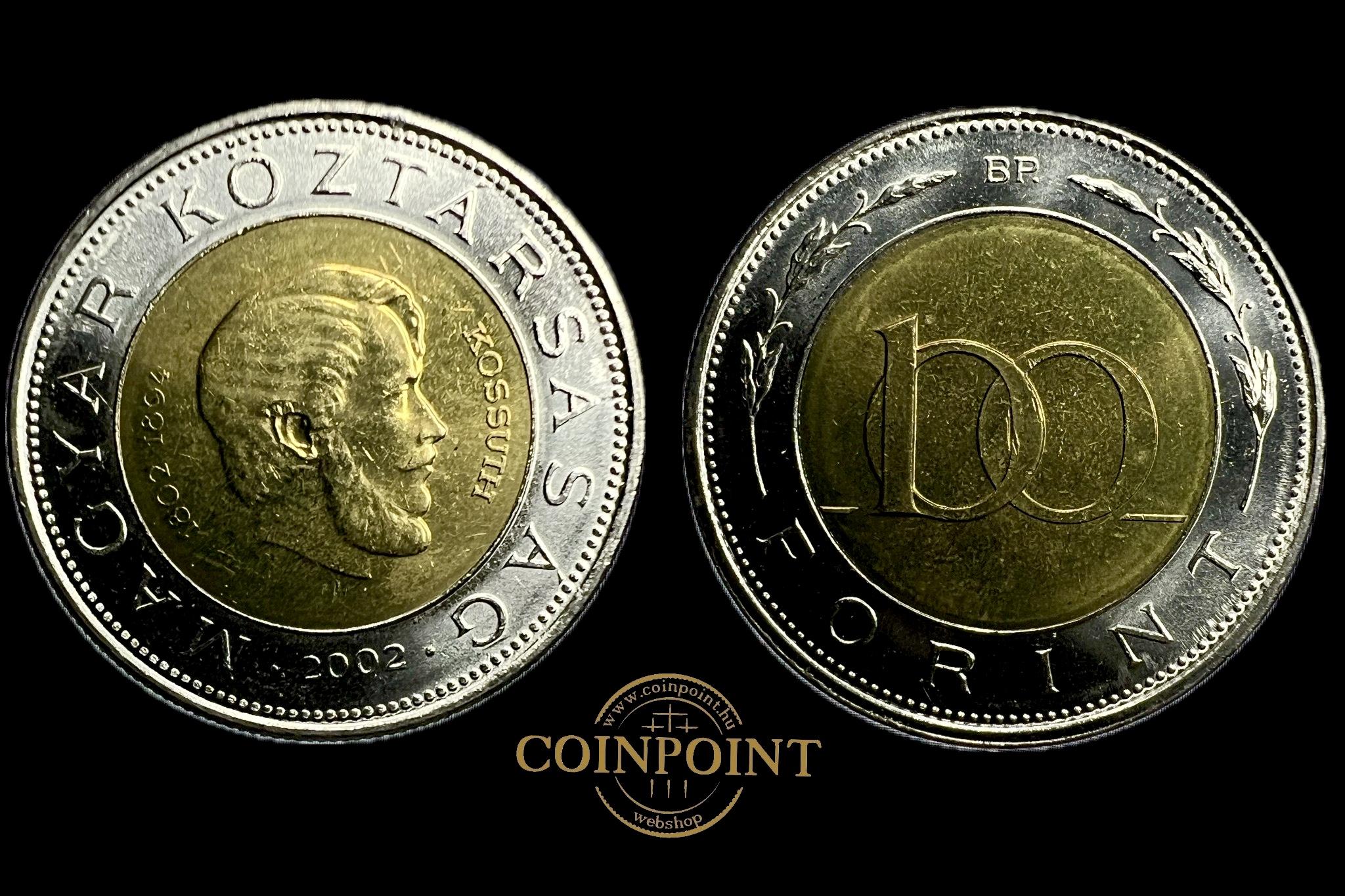 Kossuth Magyar Köztársaság  100 Forint  2002  BP  Adamo FOEM1 aUNC KÖTŐJEL NÉLKÜL 