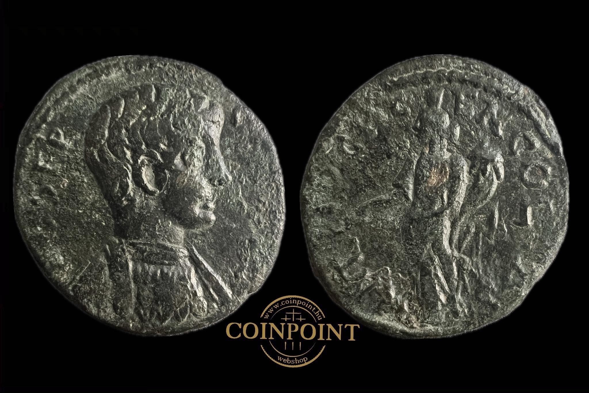 Geta Antiokia Pisidia (i.sz.198-209) AE PO SEPT GETAS C.   ANTIOCH GENI COL CA. SNG France 3, 1154. 