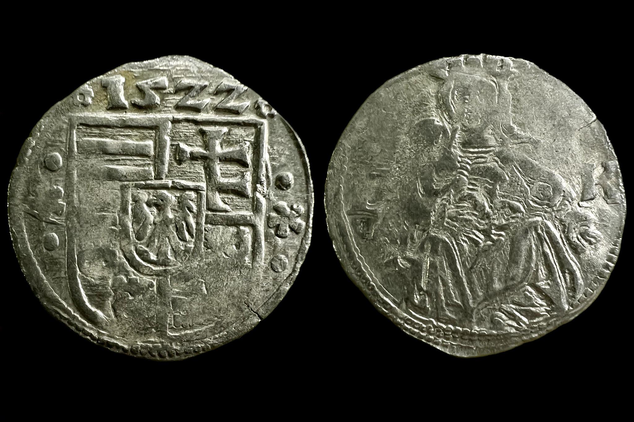 II. Lajos dénár Phol-258 2 (1522 Kremnitz) 