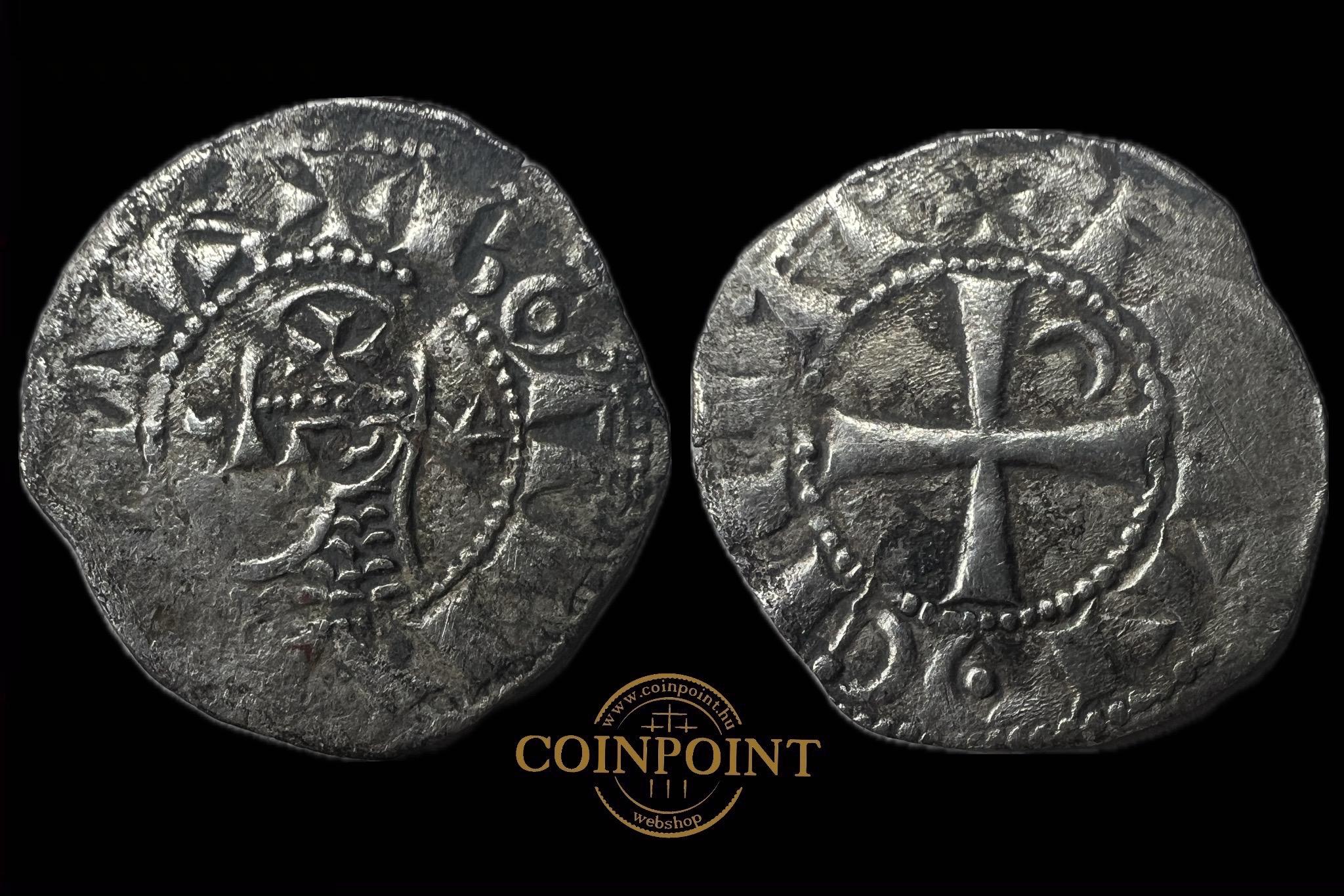 Antiochiai Fejedelemség. III. Bohemund (1148-1201) denár Metcalf 378; CCS 67d