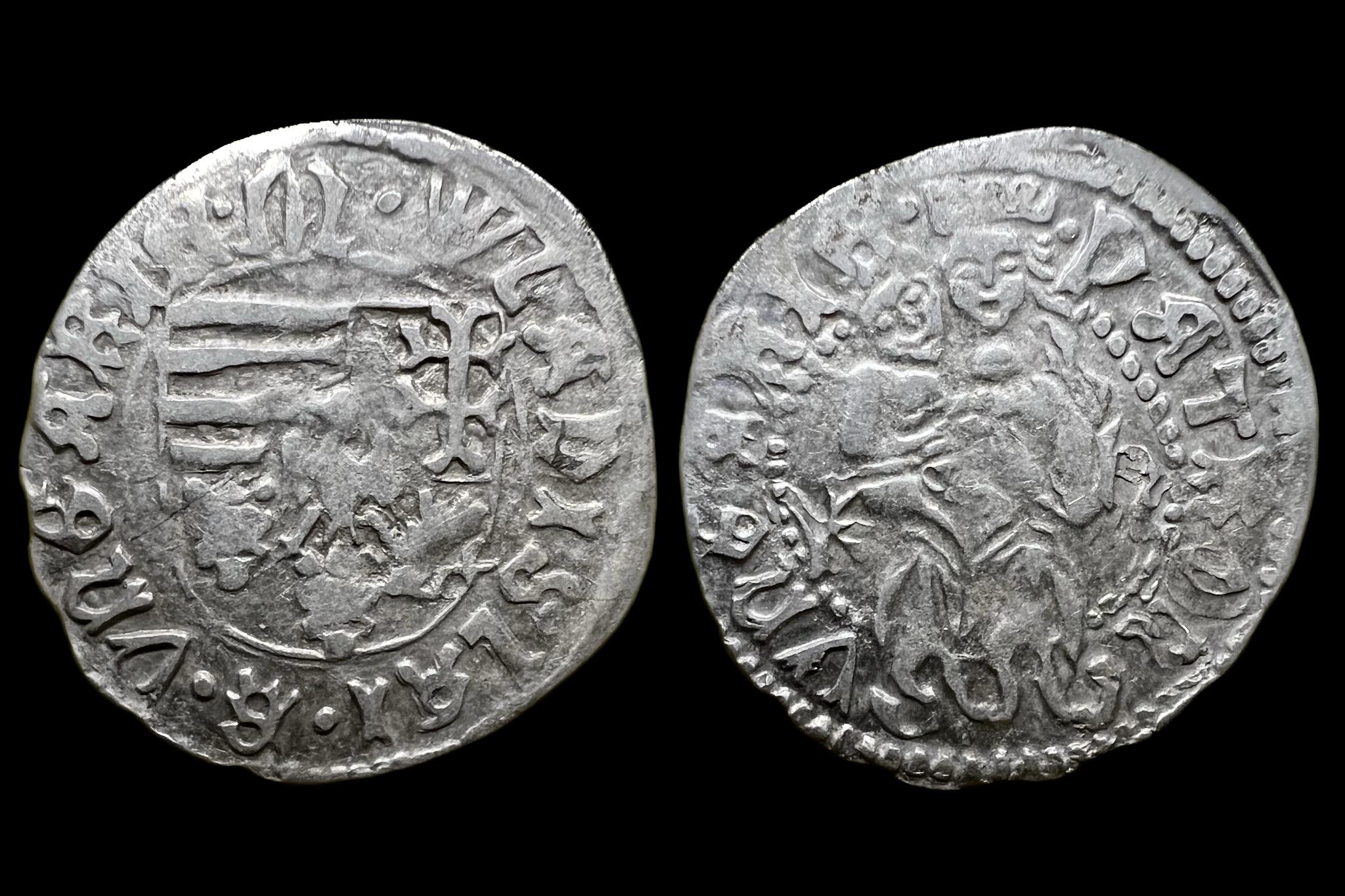  II.Ulászló dénár Éh-640 K-n (hátlapi gyöngykör)R!