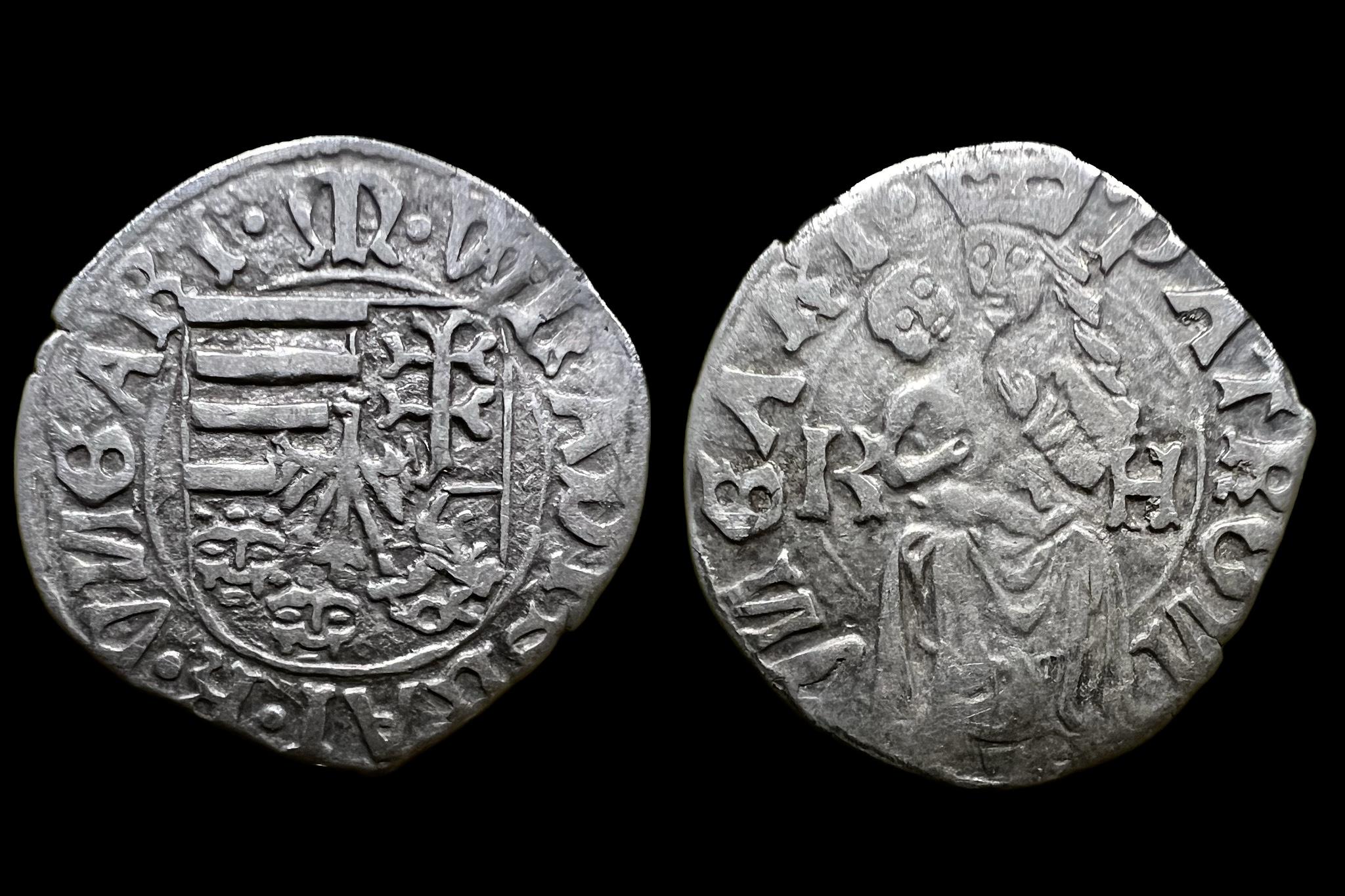  II.Ulászló Éh-640/b (koronás ) dénár 