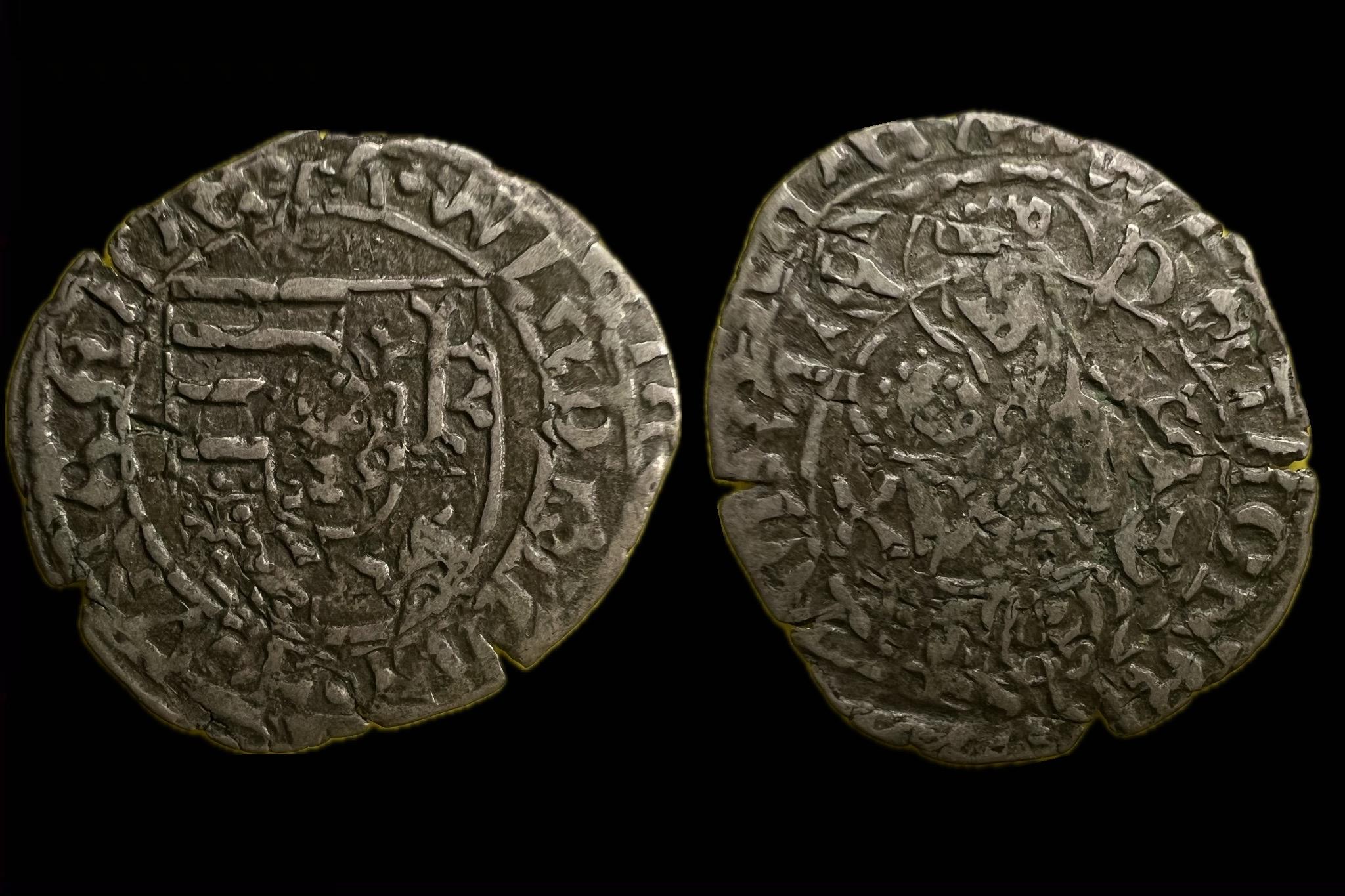   II. Ulászló dénár Éh-638  (veretkettőződés)