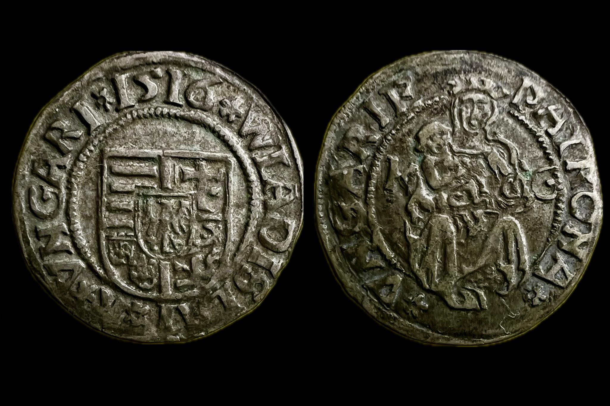  II. Ulászló dénár (1516)   Éh-646 K-G