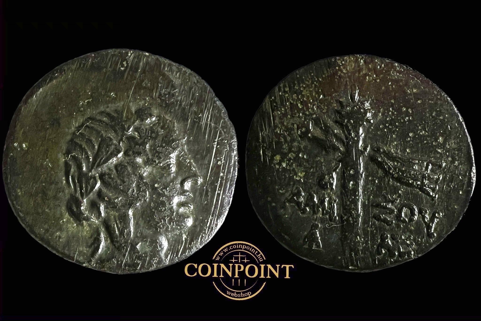  Pontos Amisos VI.Mithradates Eupator Æ (i.e.110-100 )  fekete üvegpatina HGC 7, 251, SNG Stancomb 691 