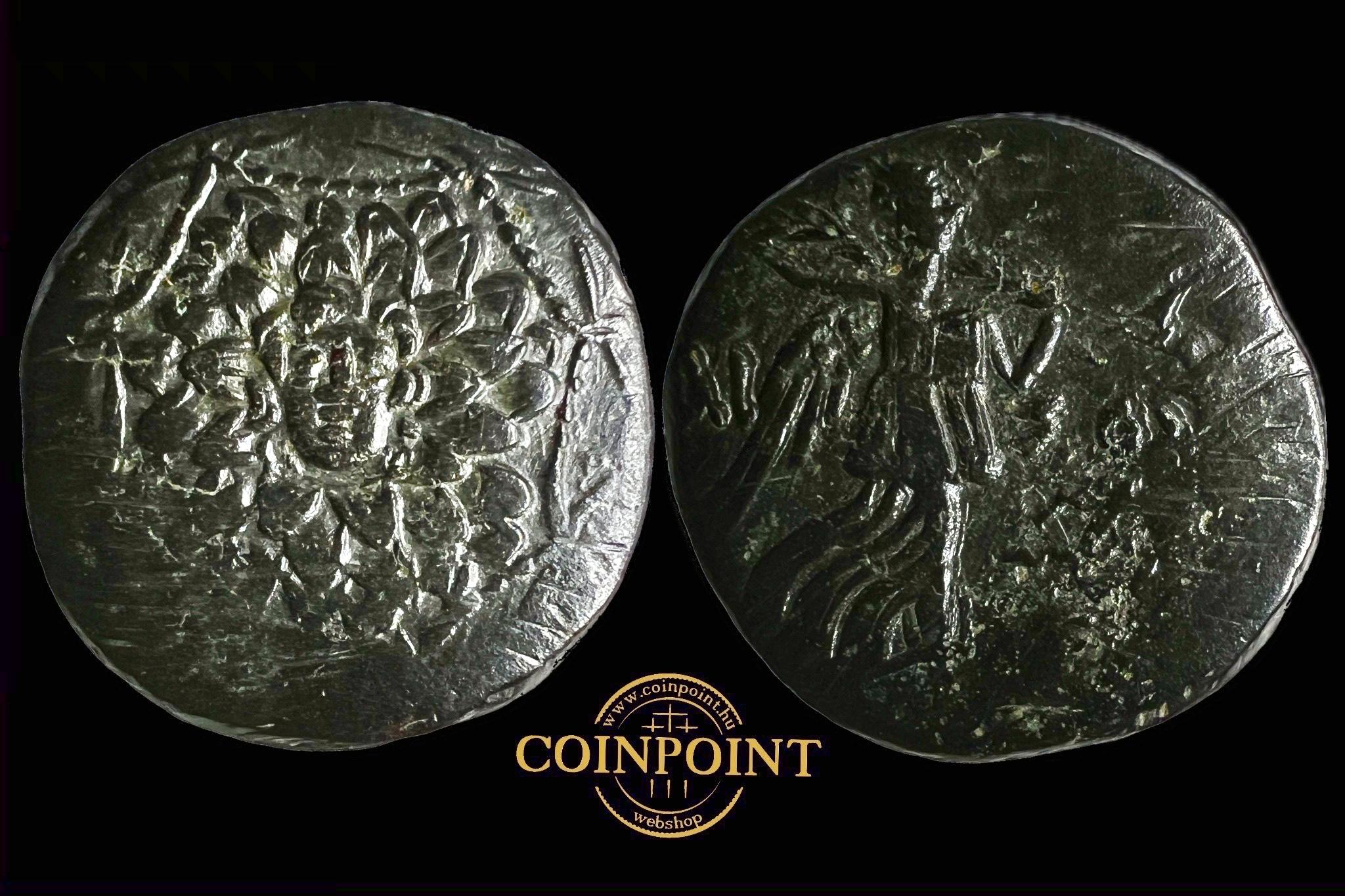 Pontos Amisos VI.Mithradates Eupator Æ  (i.e.85-65 )  fekete üvegpatina SNG COP 167-172