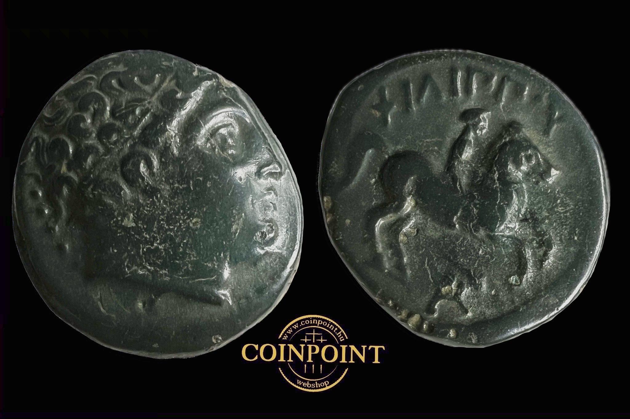   II.Philip Macedonia (i.e.359-336) AE (sötétzöld üvegpatina) SNG ANS 908 