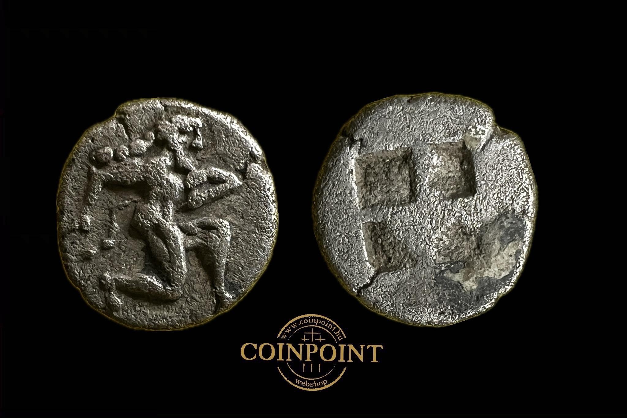 Thasos Trákia obolus (i.e.500-400)Le Rider 4; HGC 6, 333. 