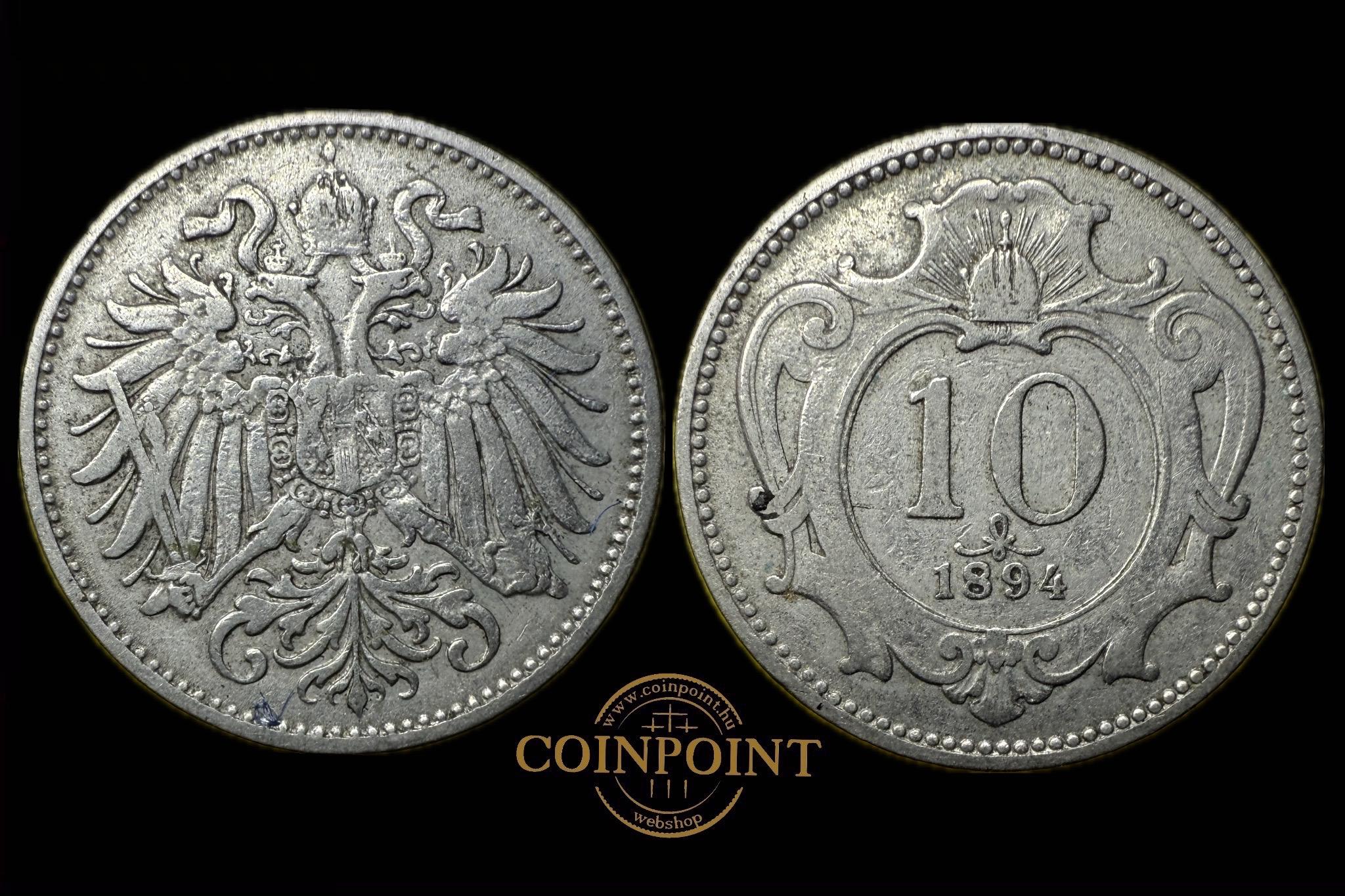  Ferenc József (1894) 10 heller   KM2802 