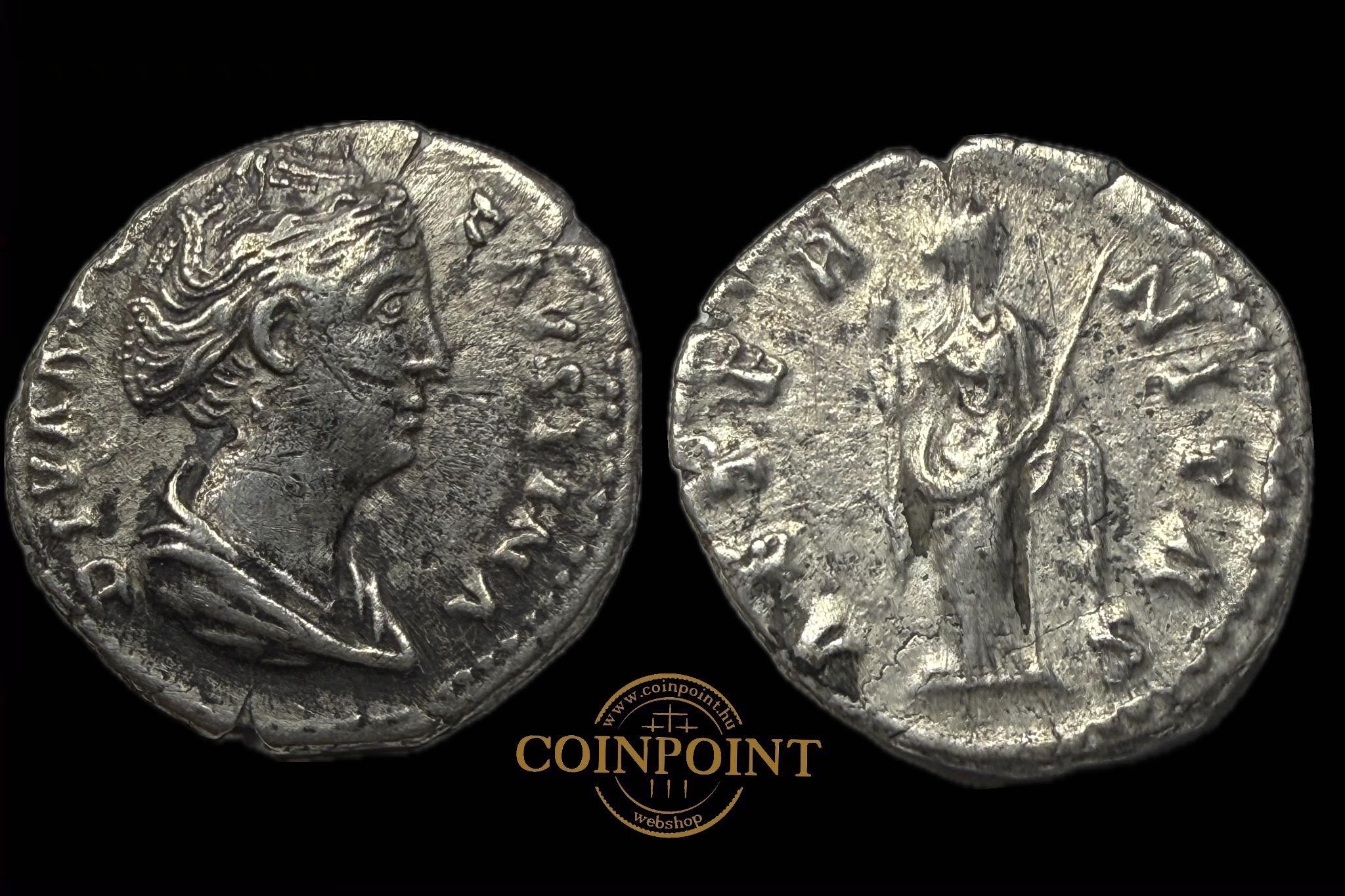 Diva I.FAUSTINA I (140-1) dénár Roma  DIVA FAVSTINA-AETERNITAS RIC346a 
