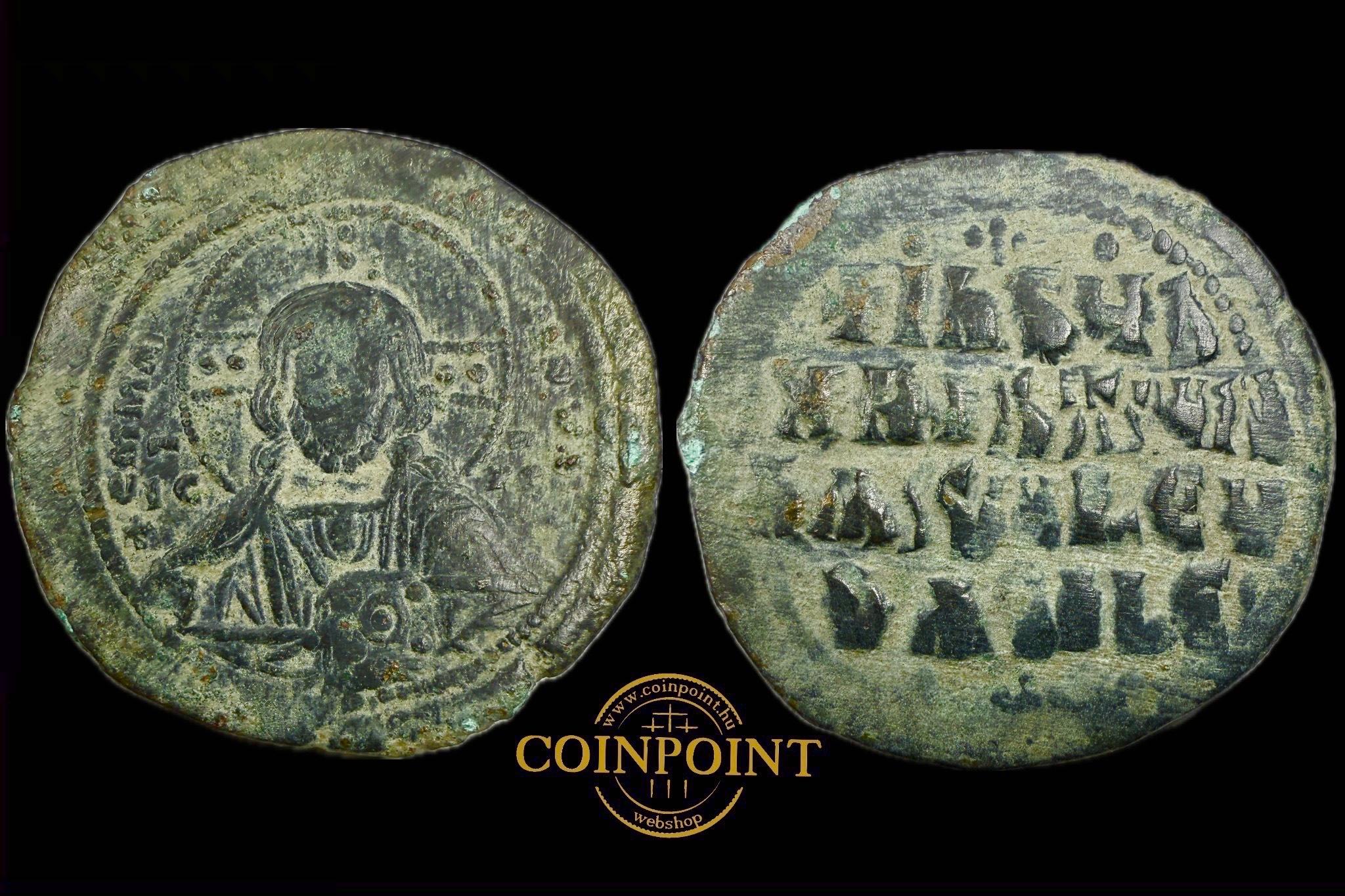  Anonim Follis II.Basil és VIII.Constantine (976-1025)Konstantinapoly  Sear 1818 