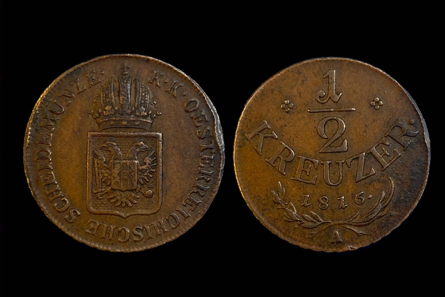 Franz 1/2 kreutzer (1816)A