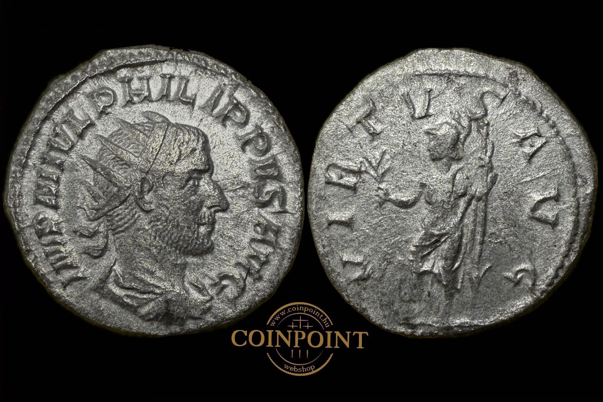 I.Philip (i.sz.224-249) Roma Antoninian  IMP M IVL PHILIPPVS AVG- VIRTVS AVG RIC IV 52