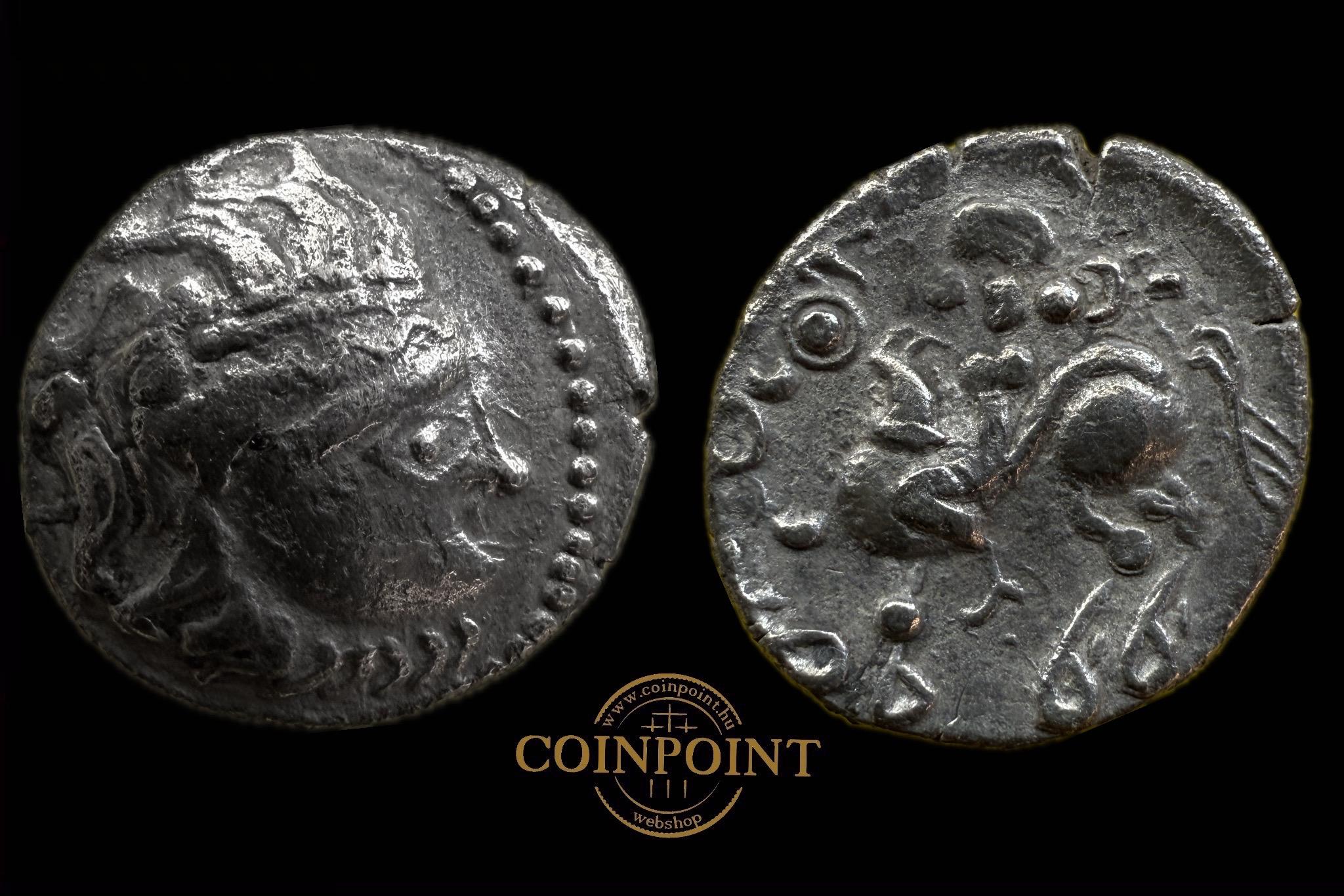  Kelta (Kapos-völgyi) drachma (i.sz.II.-I.század)  Dembski 1433 
